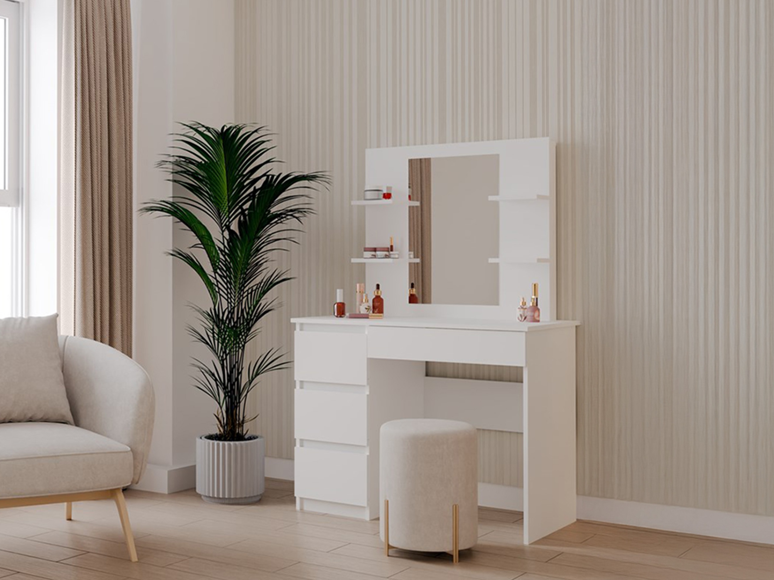 Schminktisch Mandeville 351 (Links)