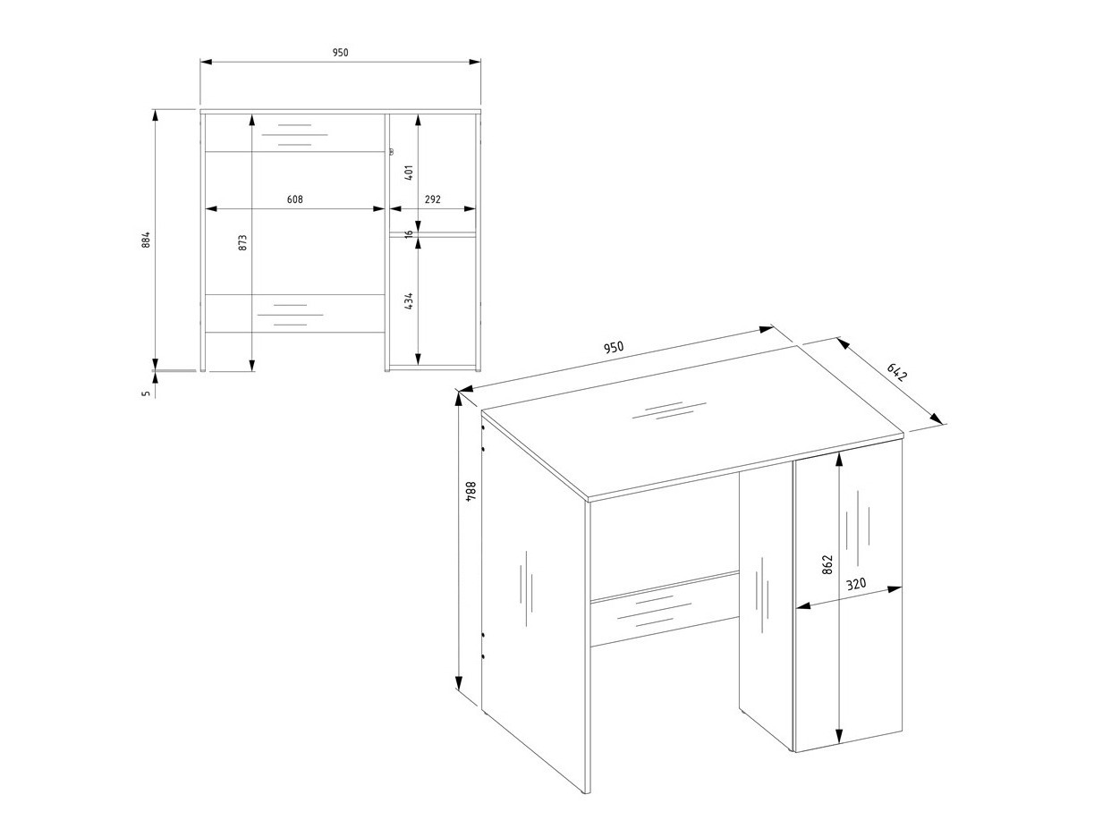 Stehender Badezimmerschrank Balelbo 109