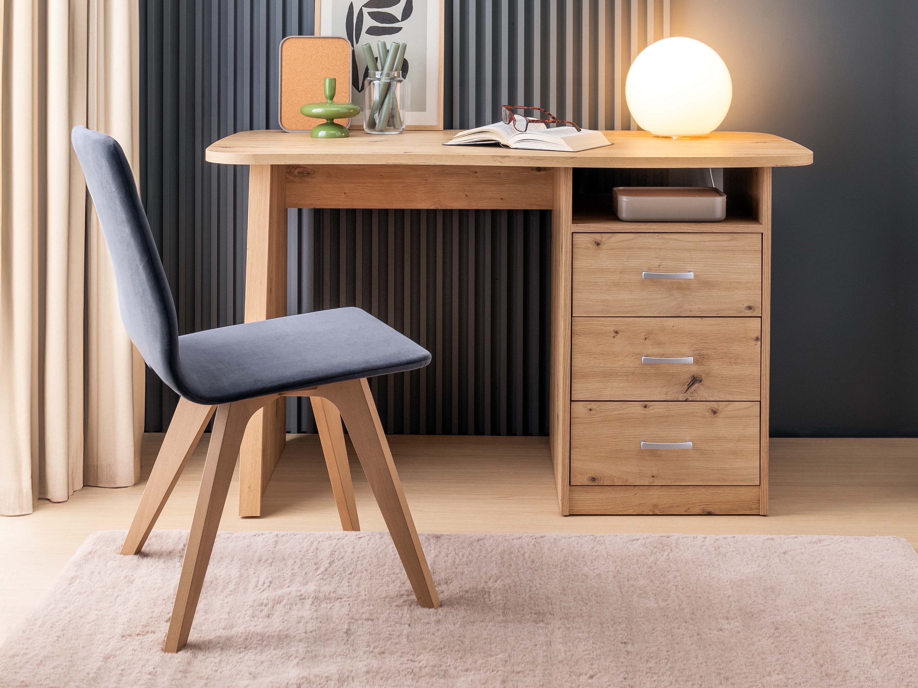 Bürotisch Ontario 204 (Artisan Eichenholzoptik)