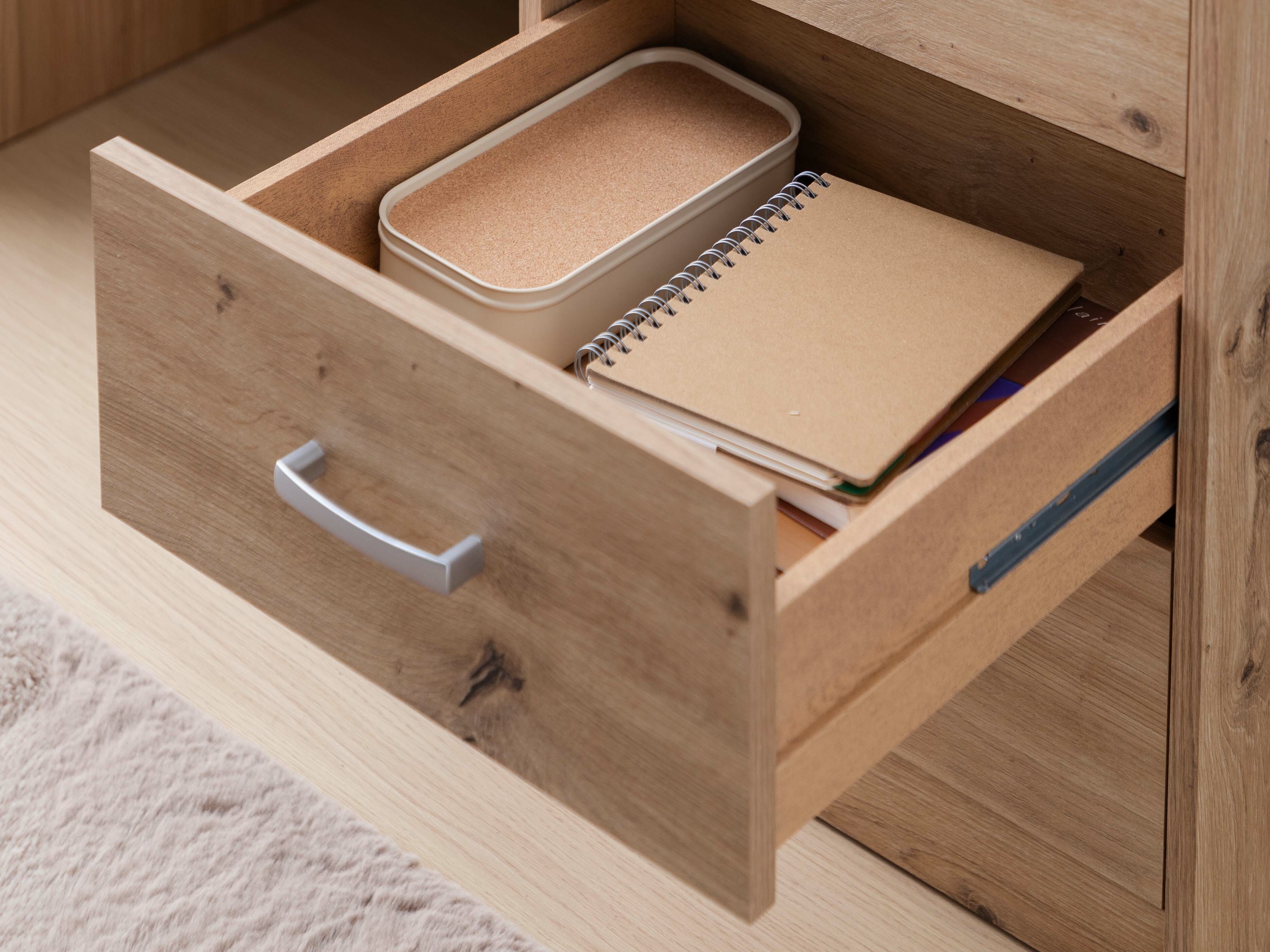 Bürotisch Ontario 204 (Artisan Eichenholzoptik)