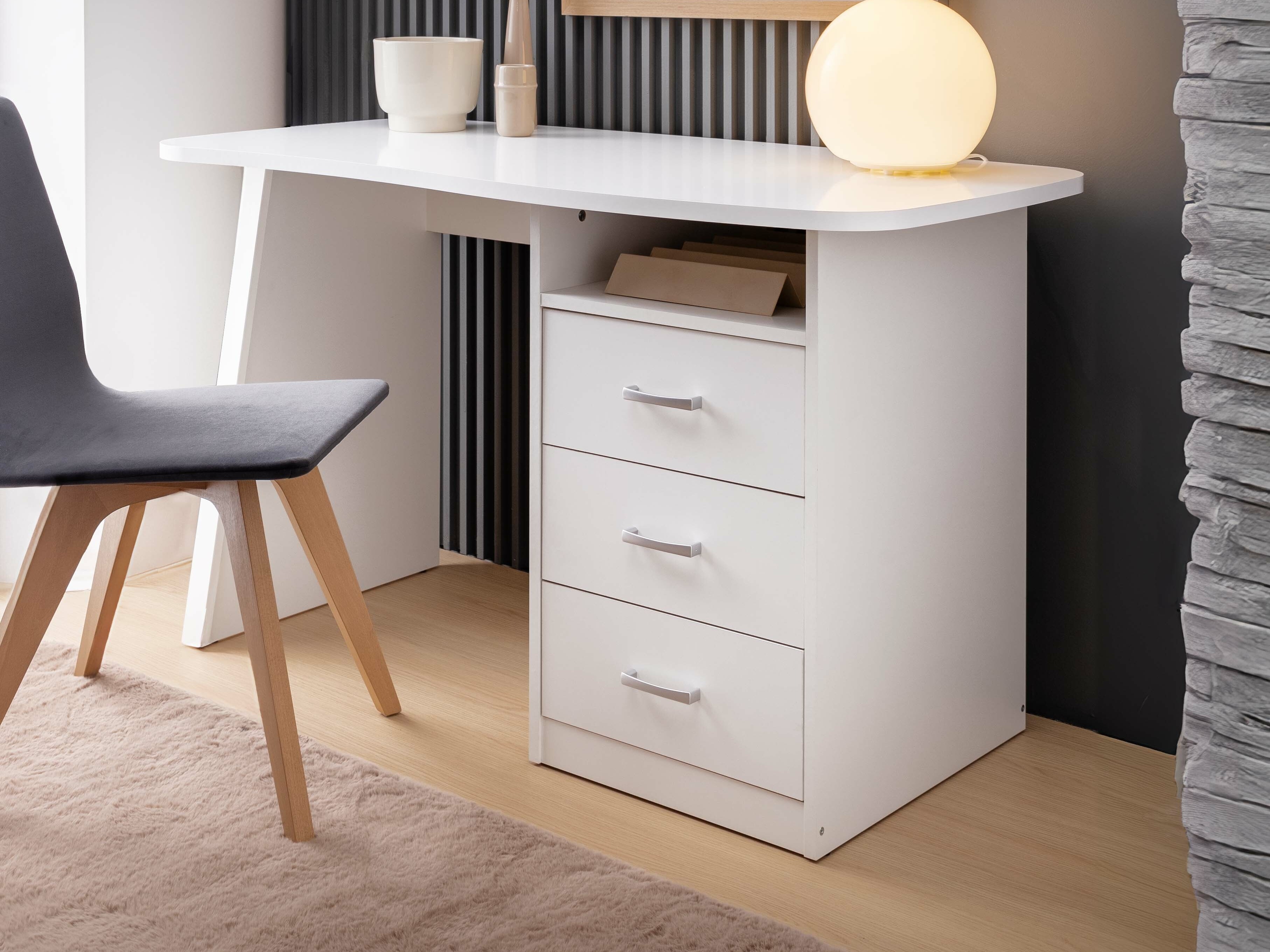 Bürotisch Ontario 204 (Weiss)