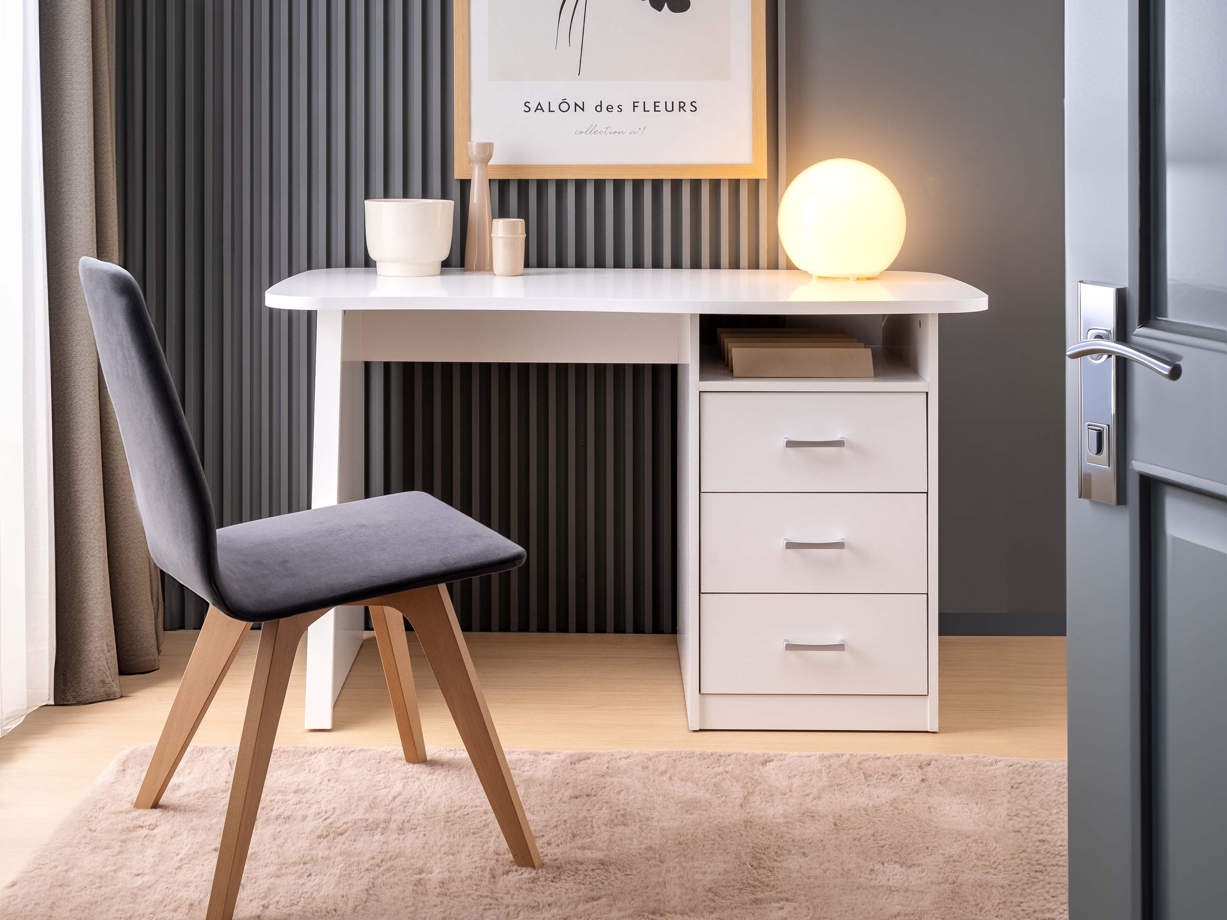 Bürotisch Ontario 204 (Weiss)