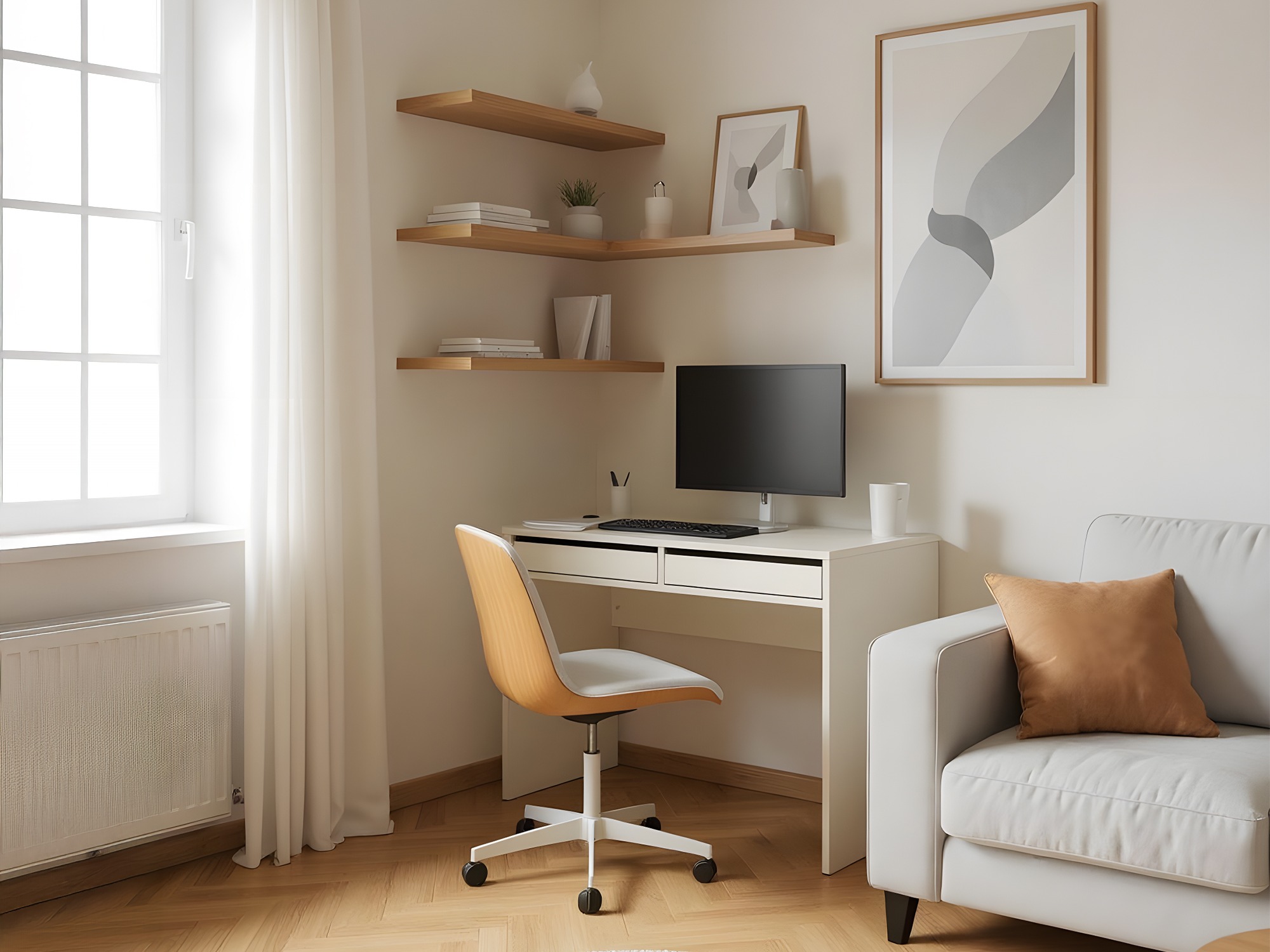 Bürotisch Ontario 207 (Weiss)