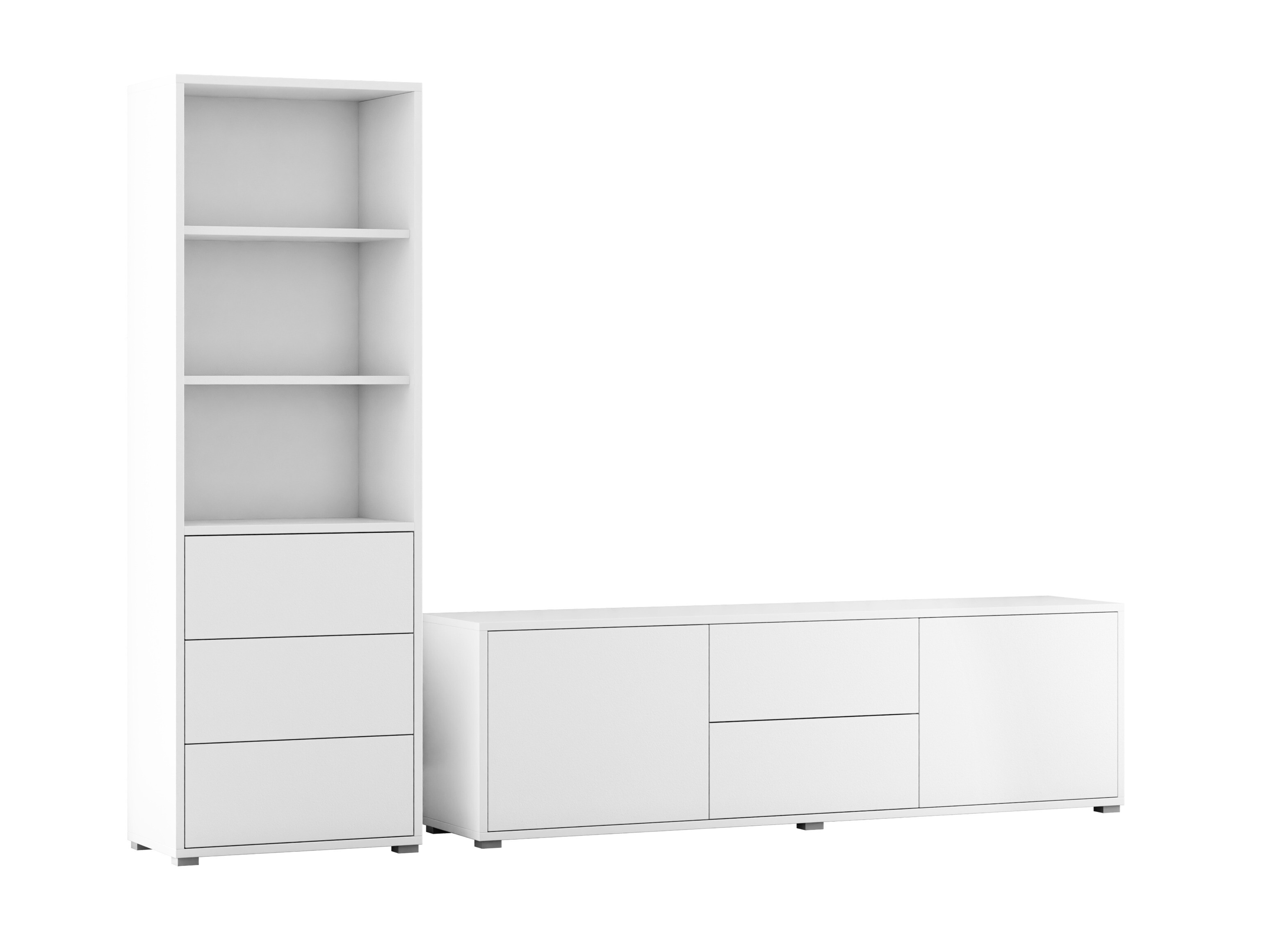 Wohnzimmer-Set Comfivo Tutela IV (Weiss)