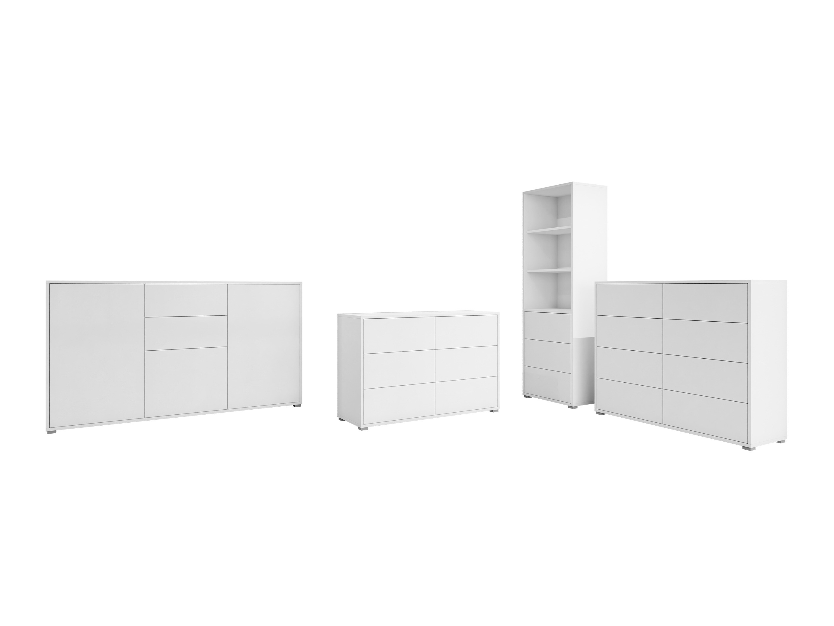 Wohnzimmer-Sets Comfivo Fersoe 108 (Weiss)