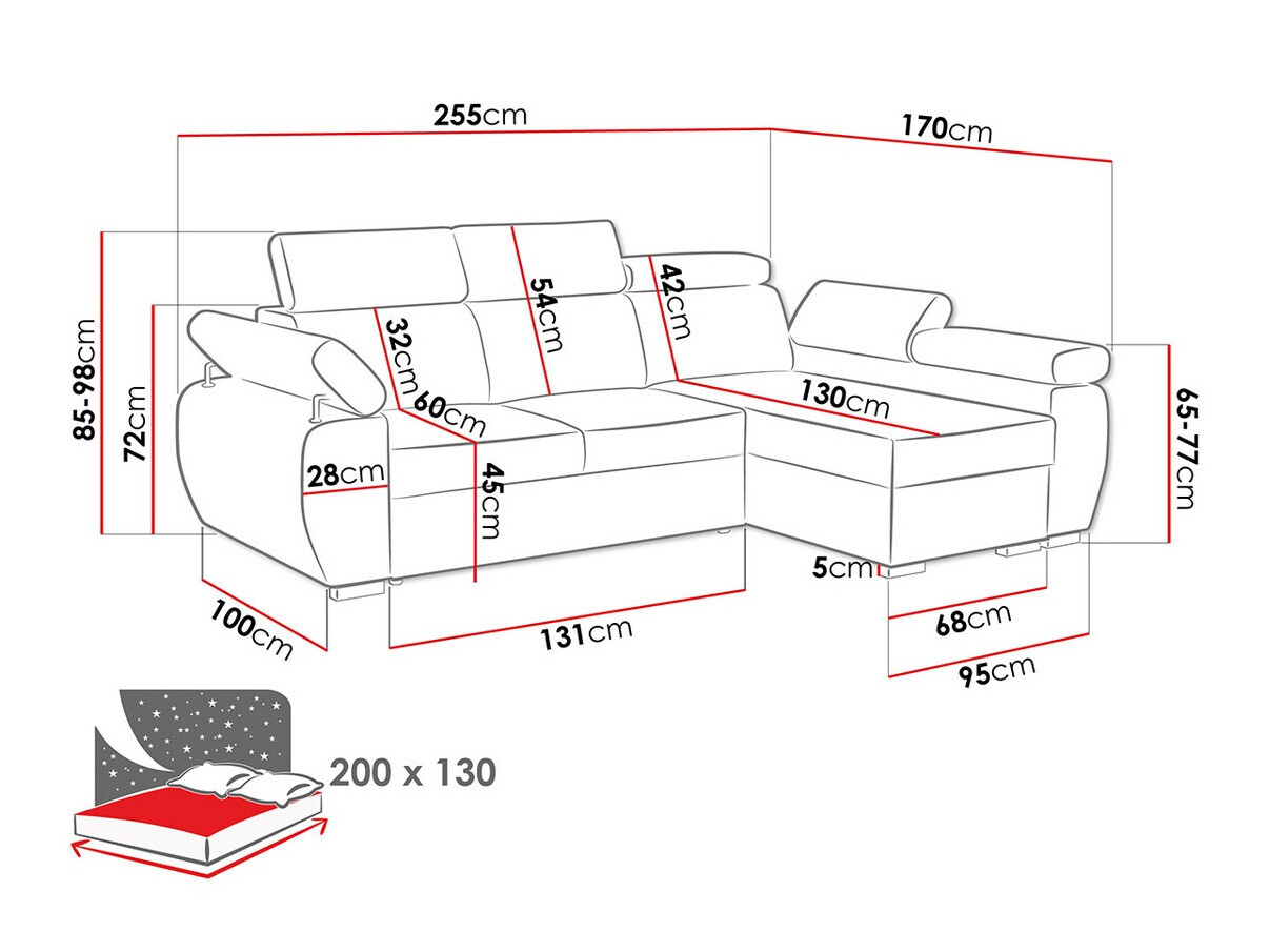 Ecksofa SD2241 mit einem kleinen defekt