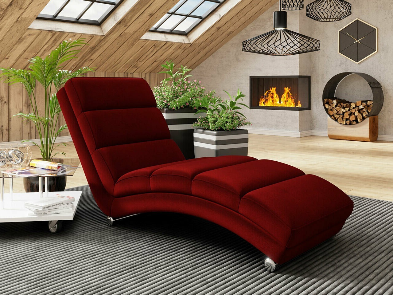 Chaiselongue Comfivo 109 (Venus Velvet 2926)