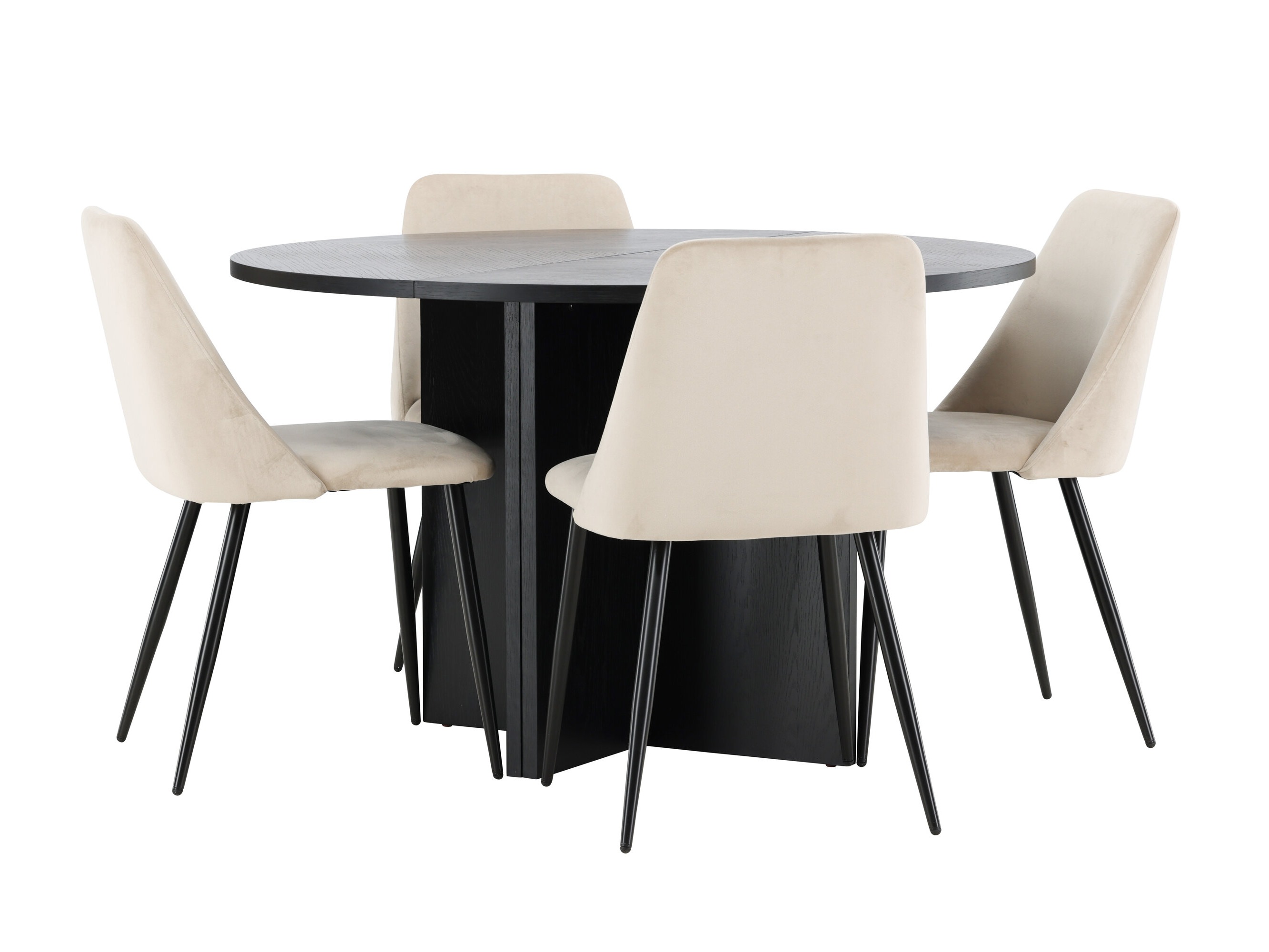 Essgruppe Dallas 4991 (Schwarz)