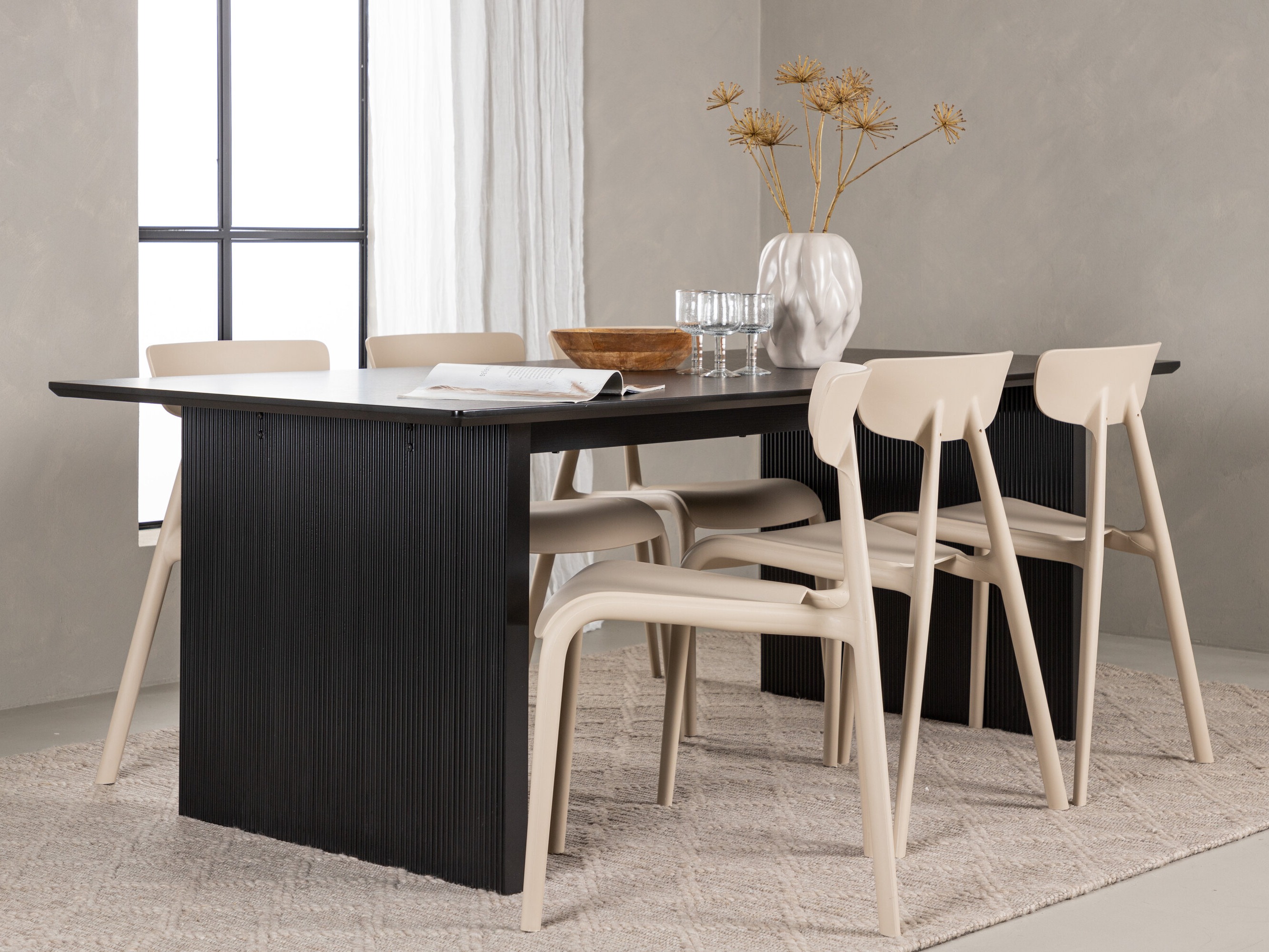 Essgruppe Dallas 4993 (Cremefarben)