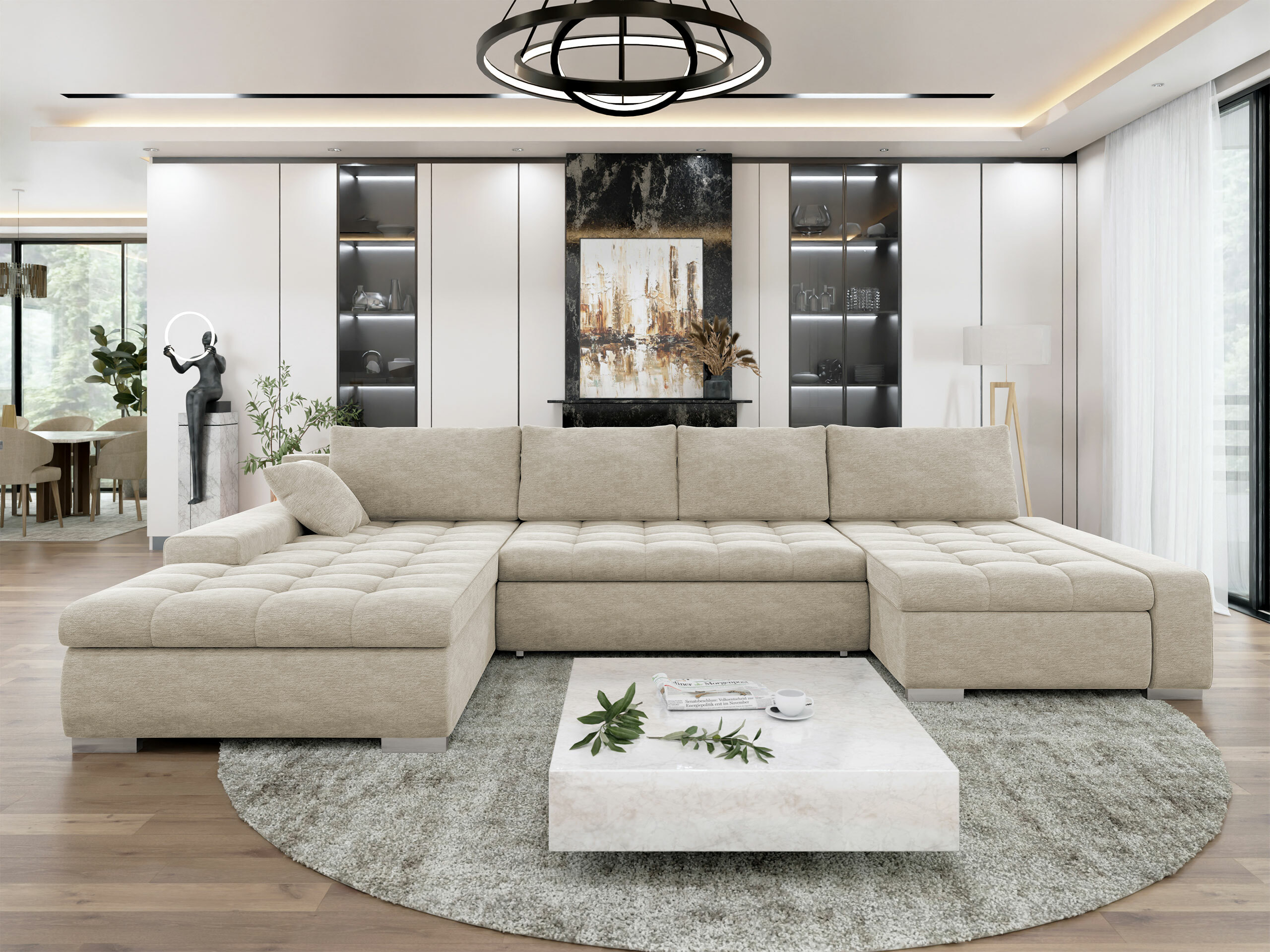Ecksofa Comfivo Oliva (Nazar 225.02)