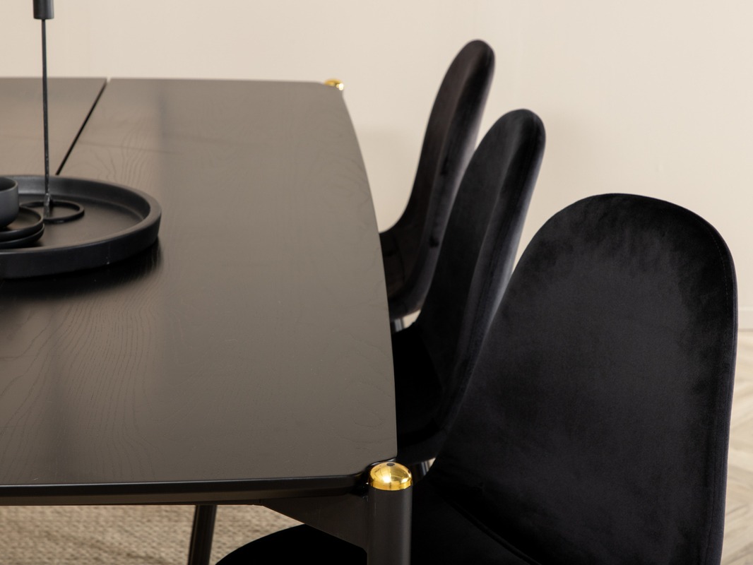 Essgruppe Dallas 5016 (Schwarz)