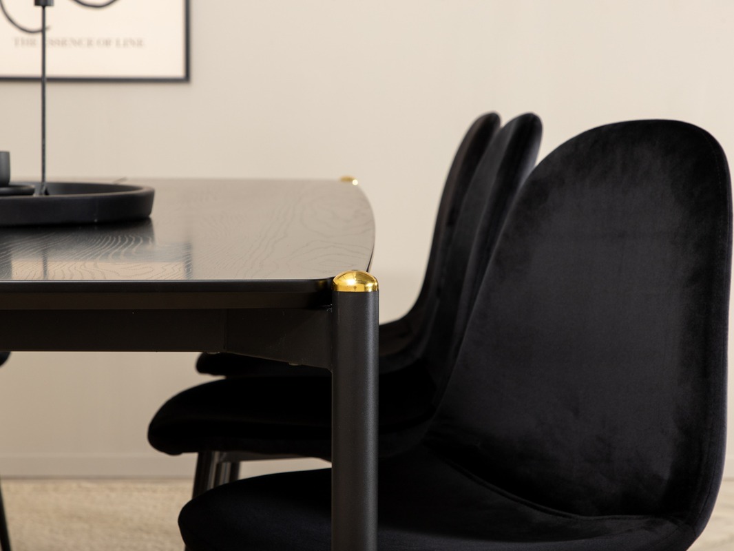 Essgruppe Dallas 5016 (Schwarz)