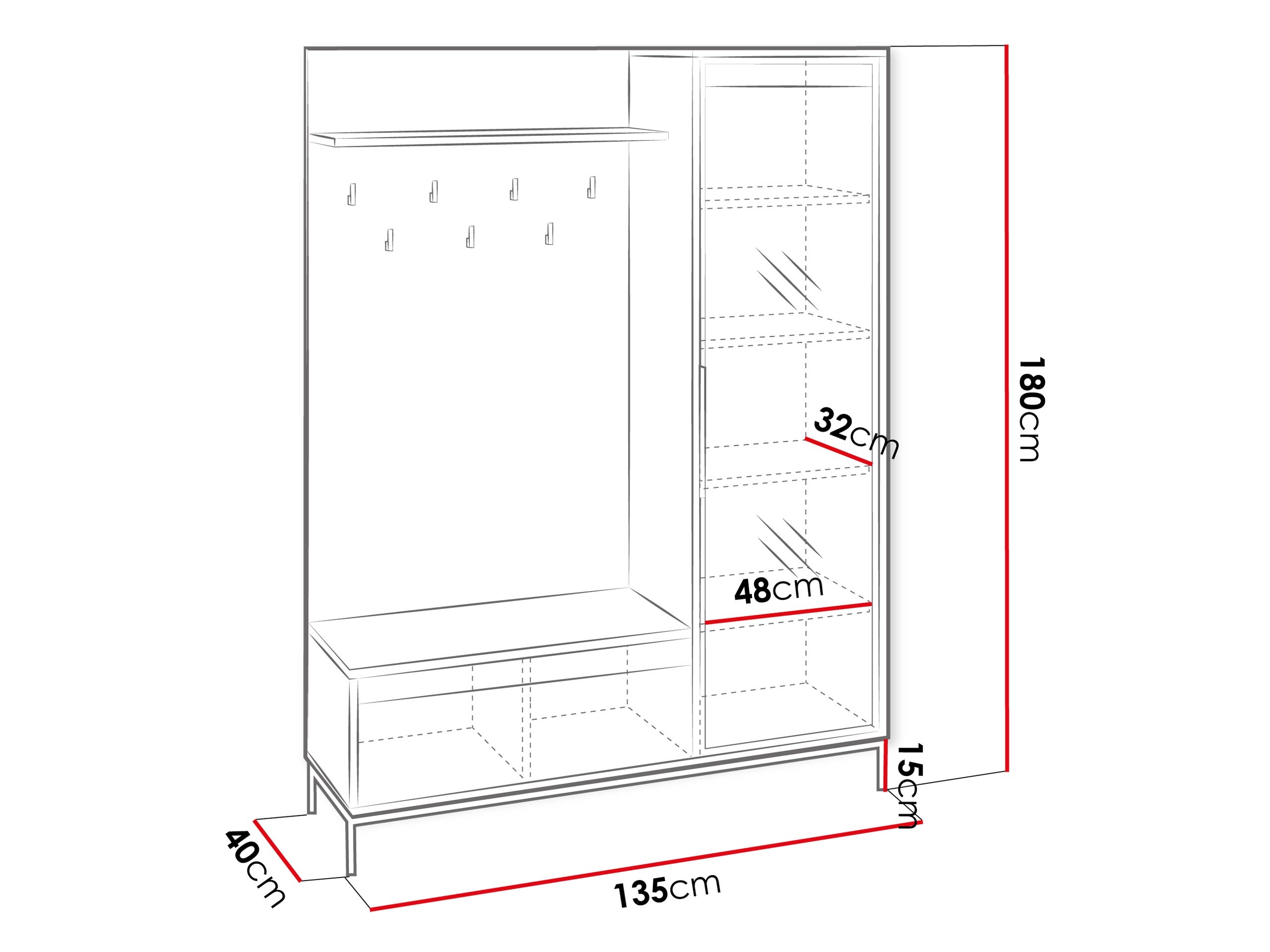 Flurgarnitur Comfivo Delruva (Kaschmir)