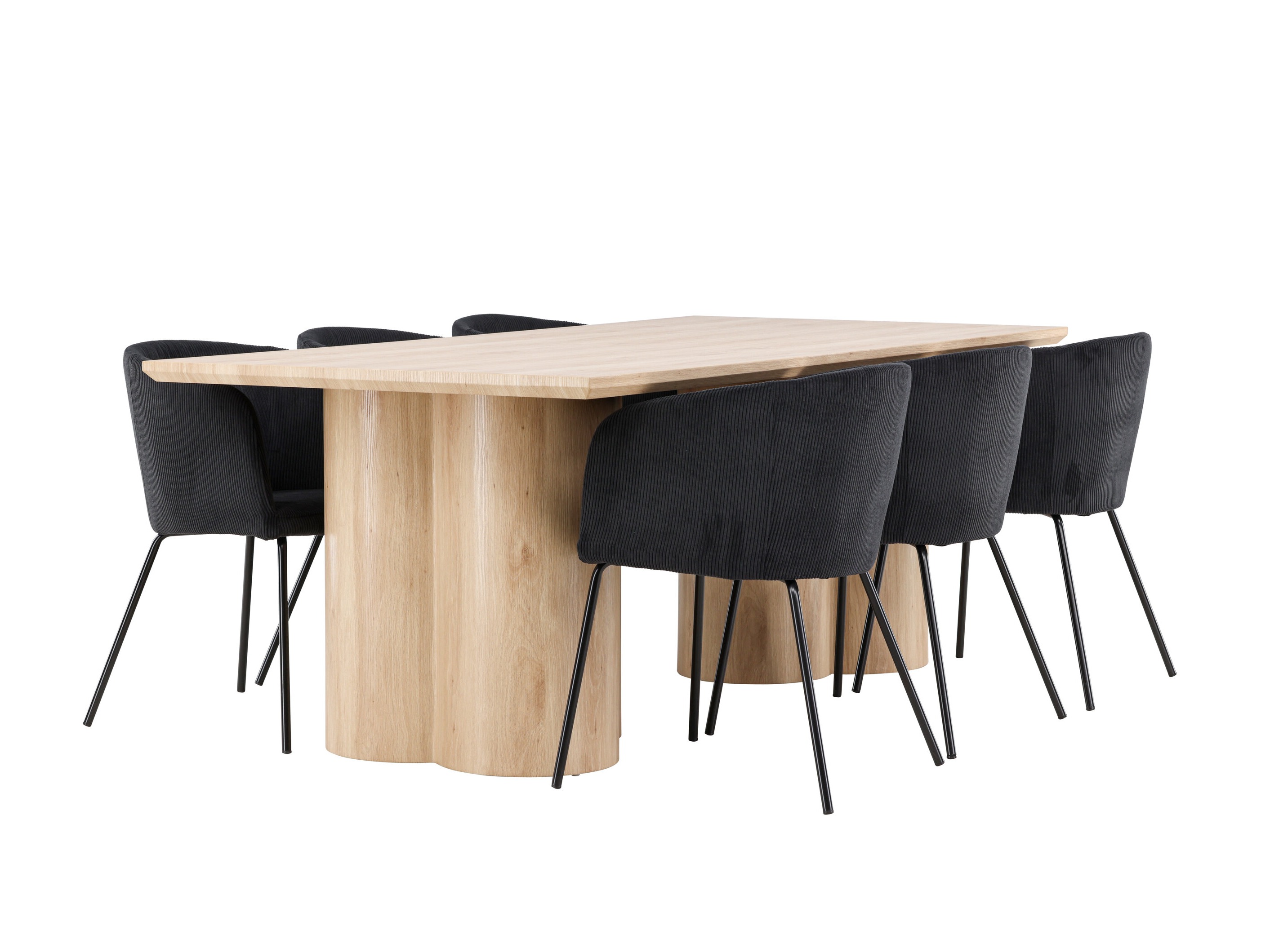 Essgruppe Dallas 5181 (Helles Holz)