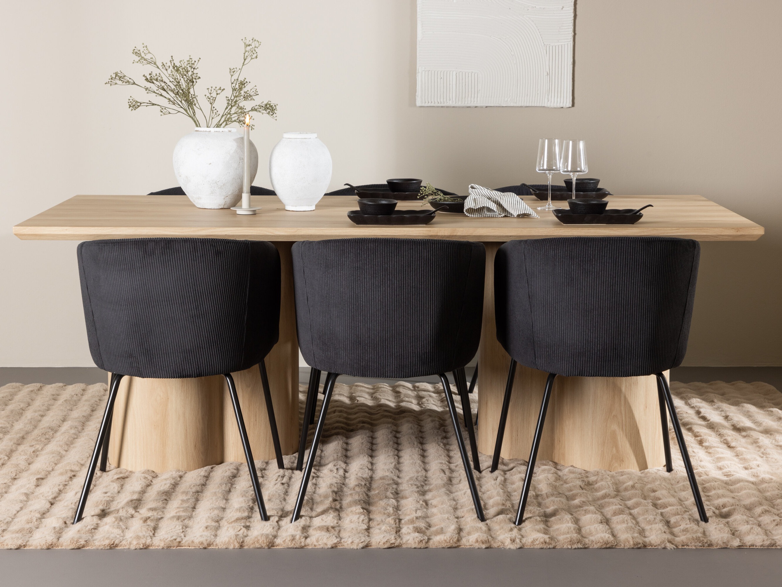 Essgruppe Dallas 5181 (Helles Holz)