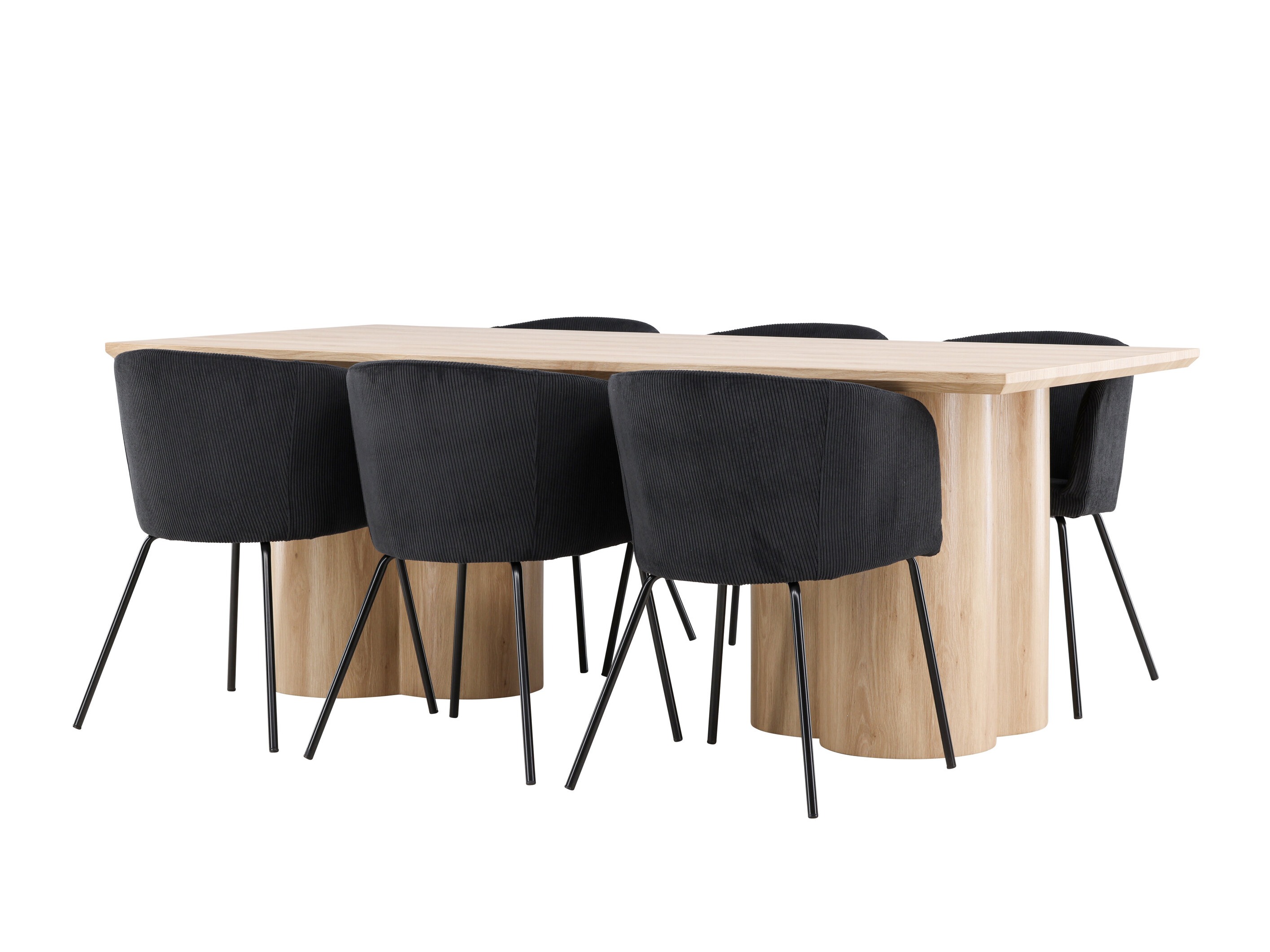 Essgruppe Dallas 5181 (Helles Holz)
