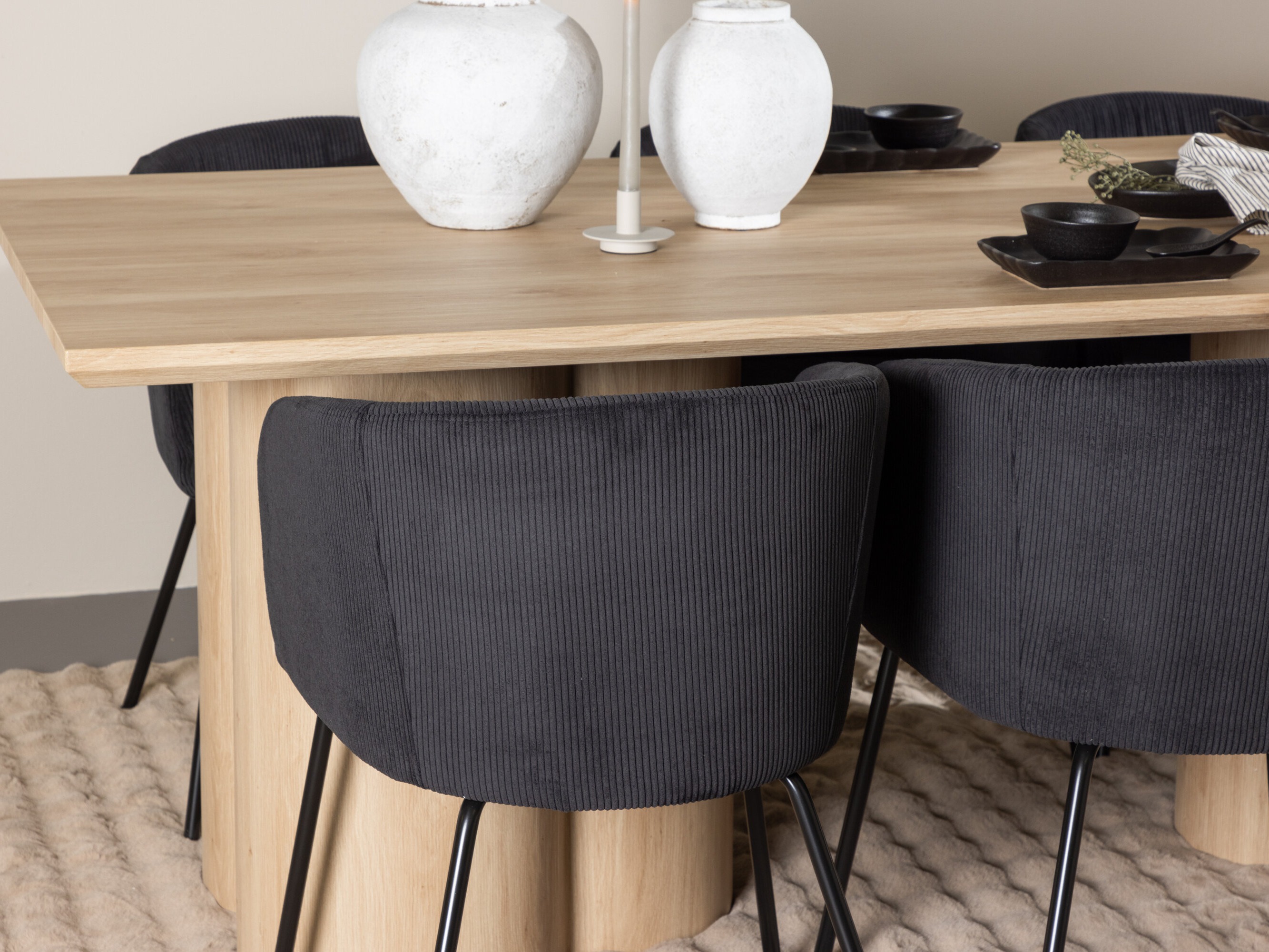 Essgruppe Dallas 5181 (Helles Holz)
