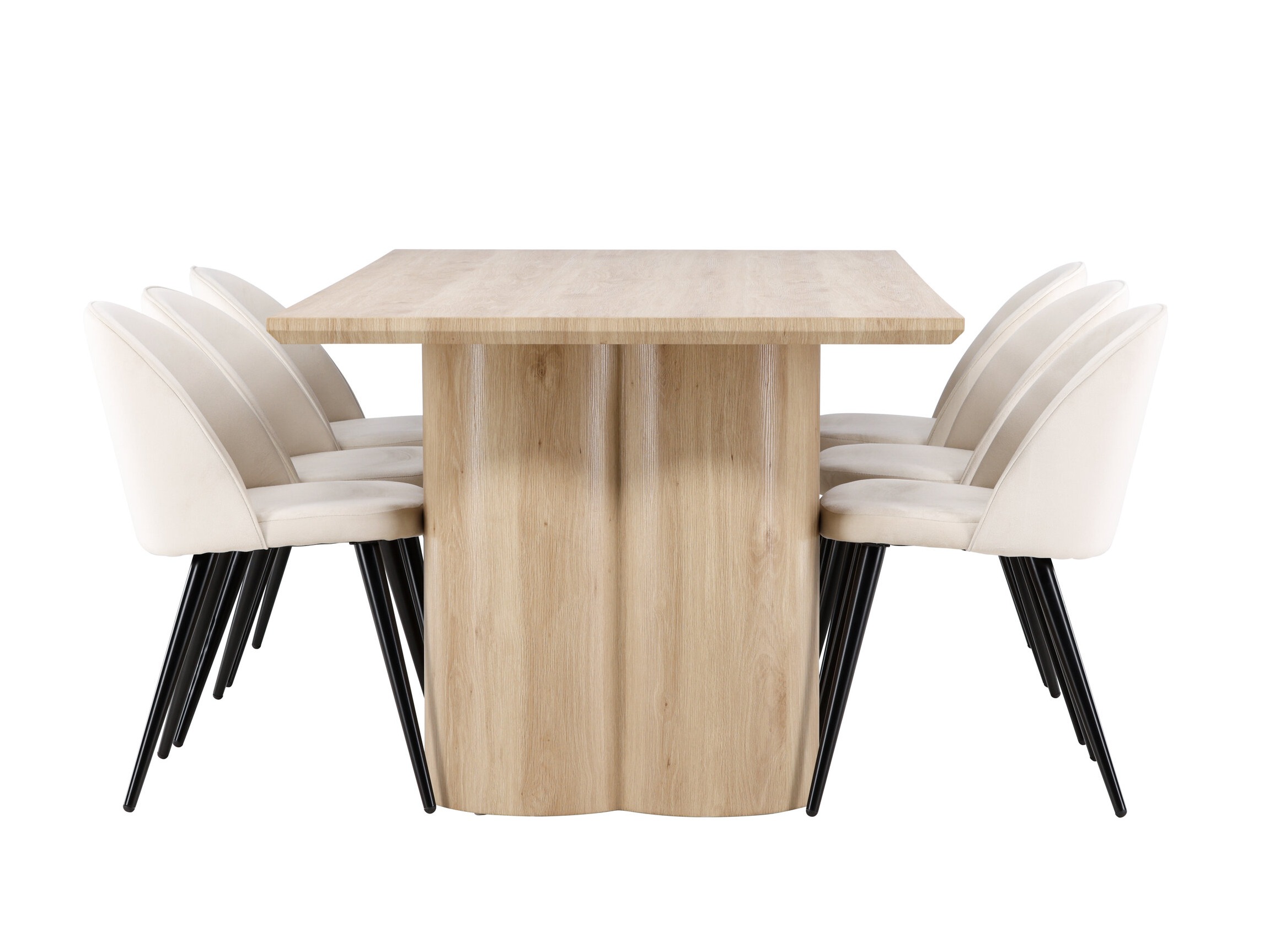 Essgruppe Dallas 5330 (Helles Holz)