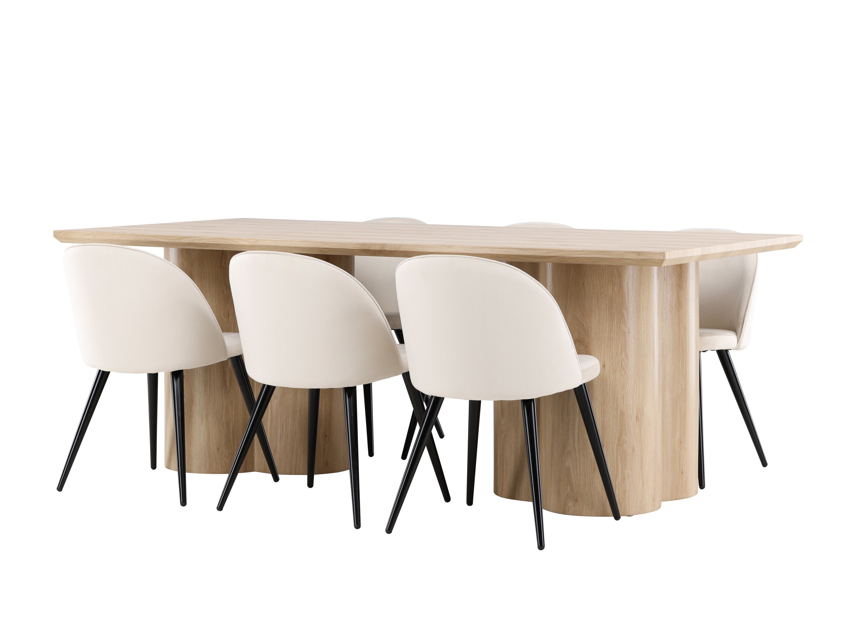 Essgruppe Dallas 5330 (Helles Holz)