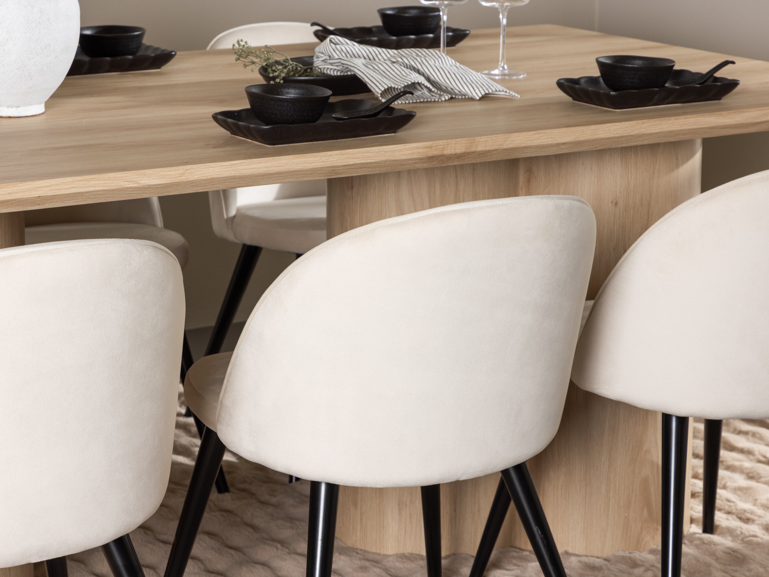 Essgruppe Dallas 5330 (Helles Holz)