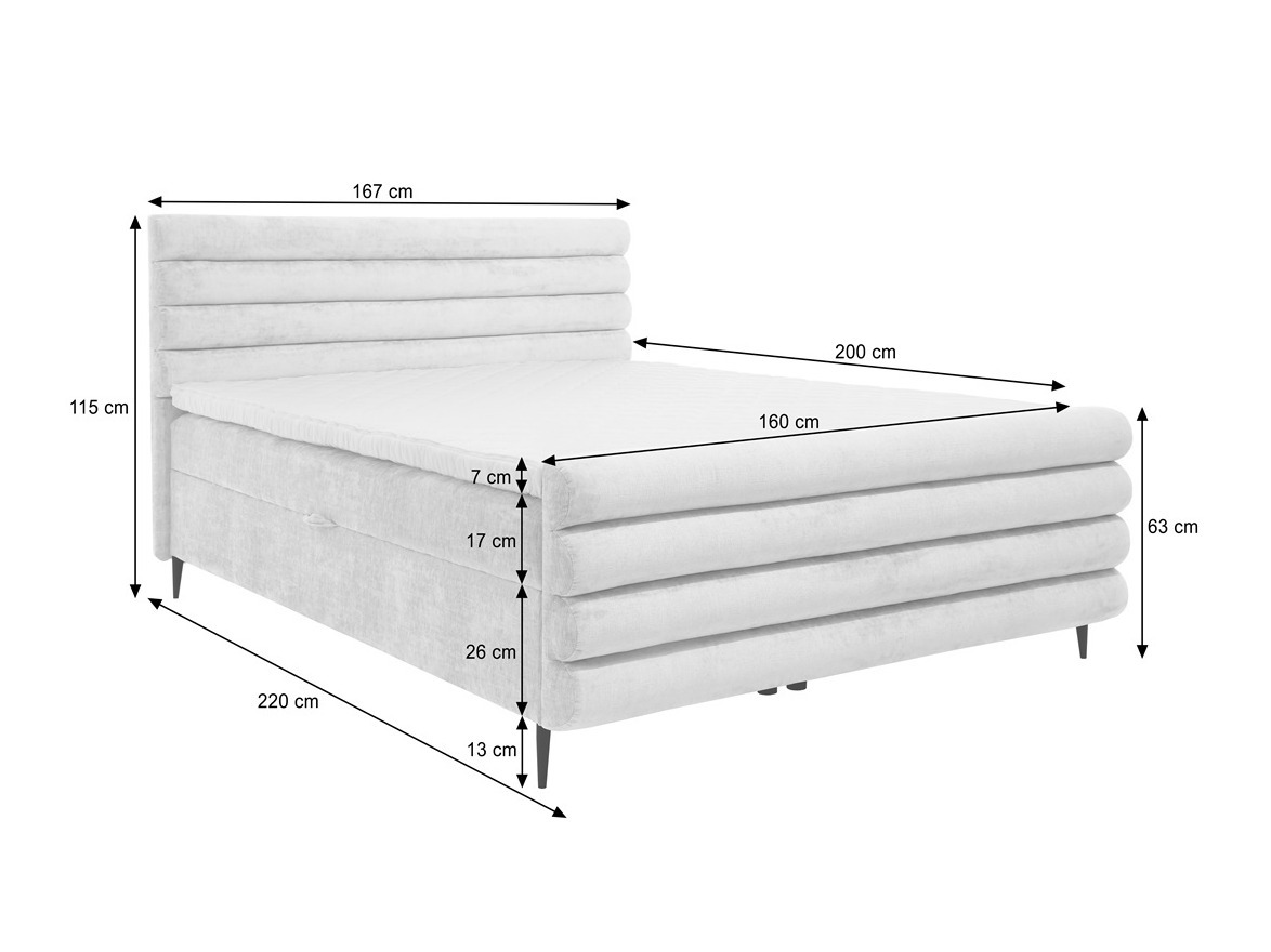 Boxspringbett Margate 134 (Clara 215.03)