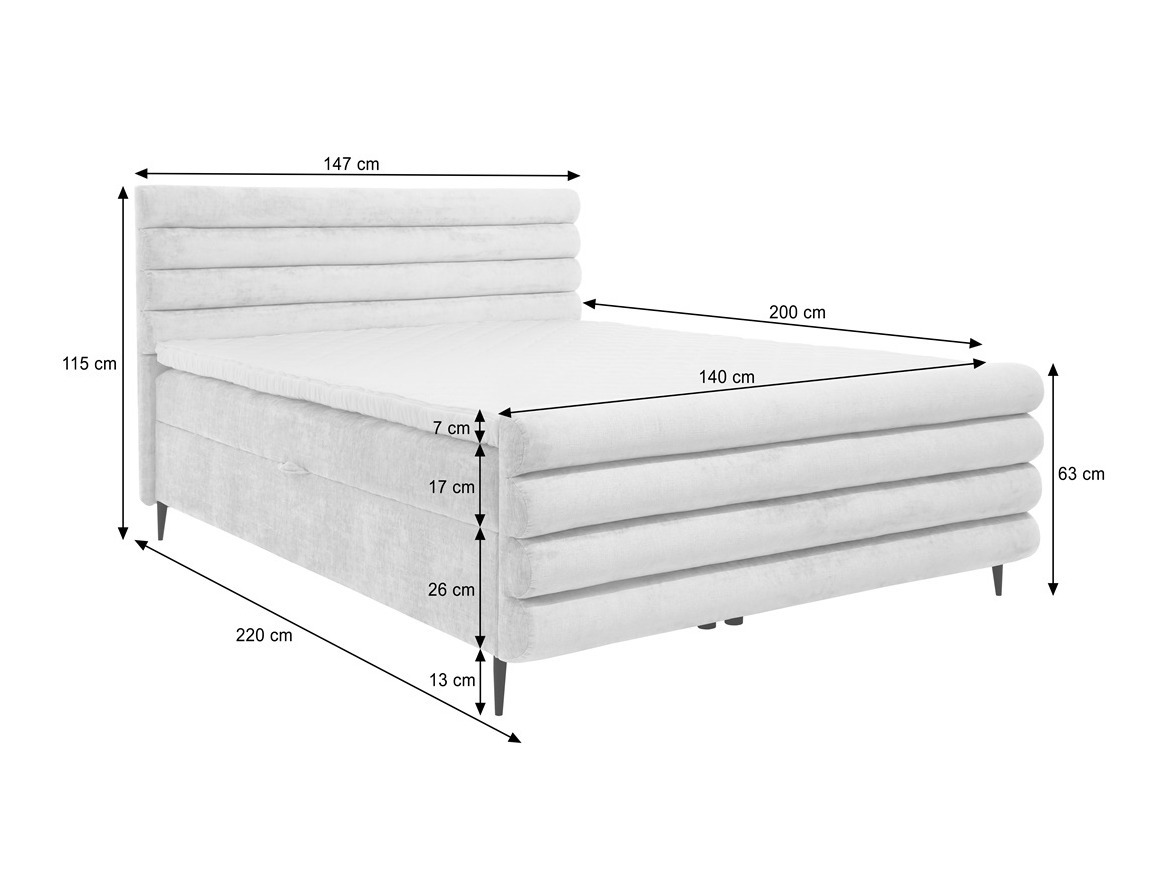 Boxspringbett Margate 134 (Clara 215.15)