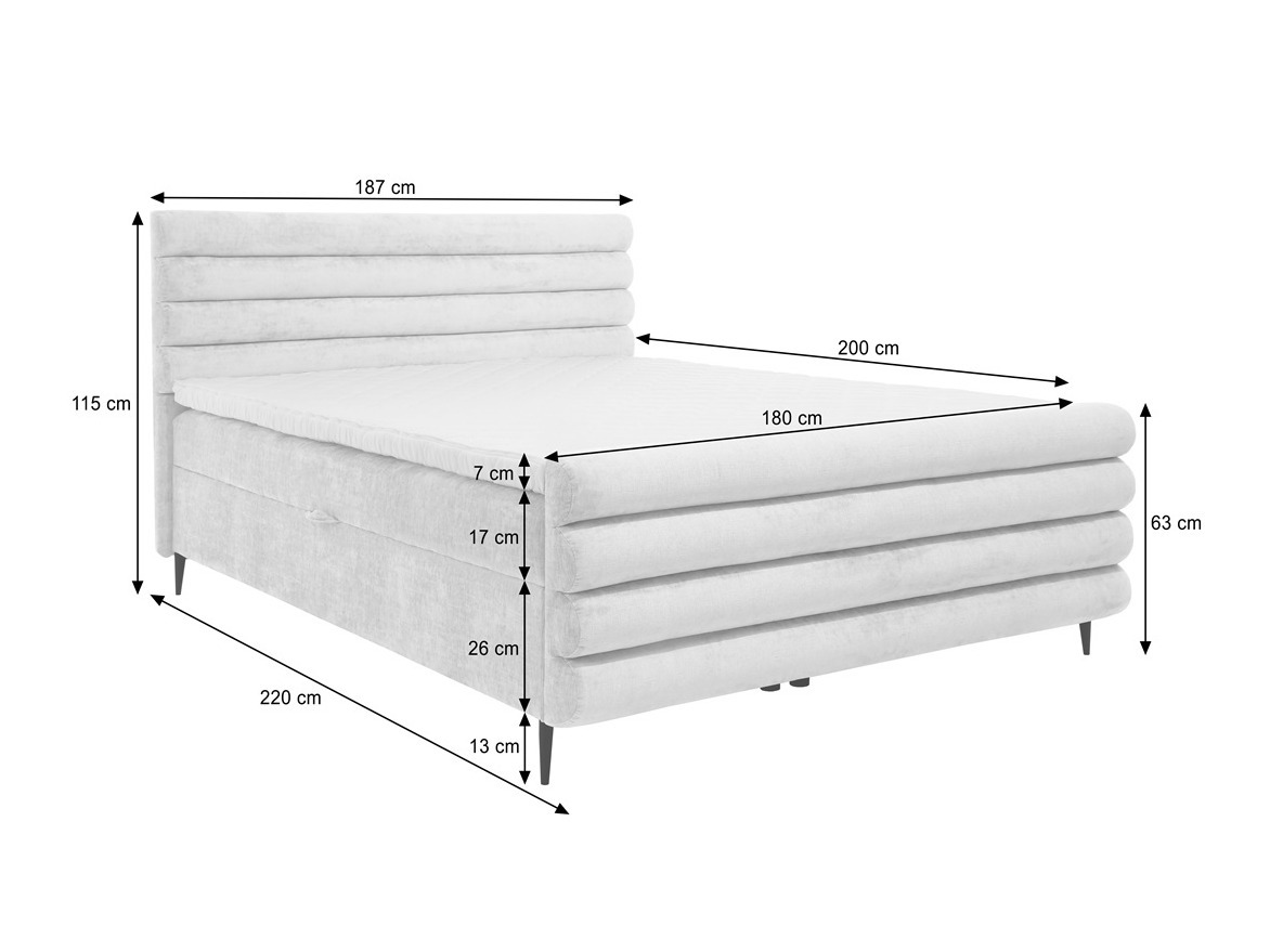 Boxspringbett Margate 134 (Clara 215.19)