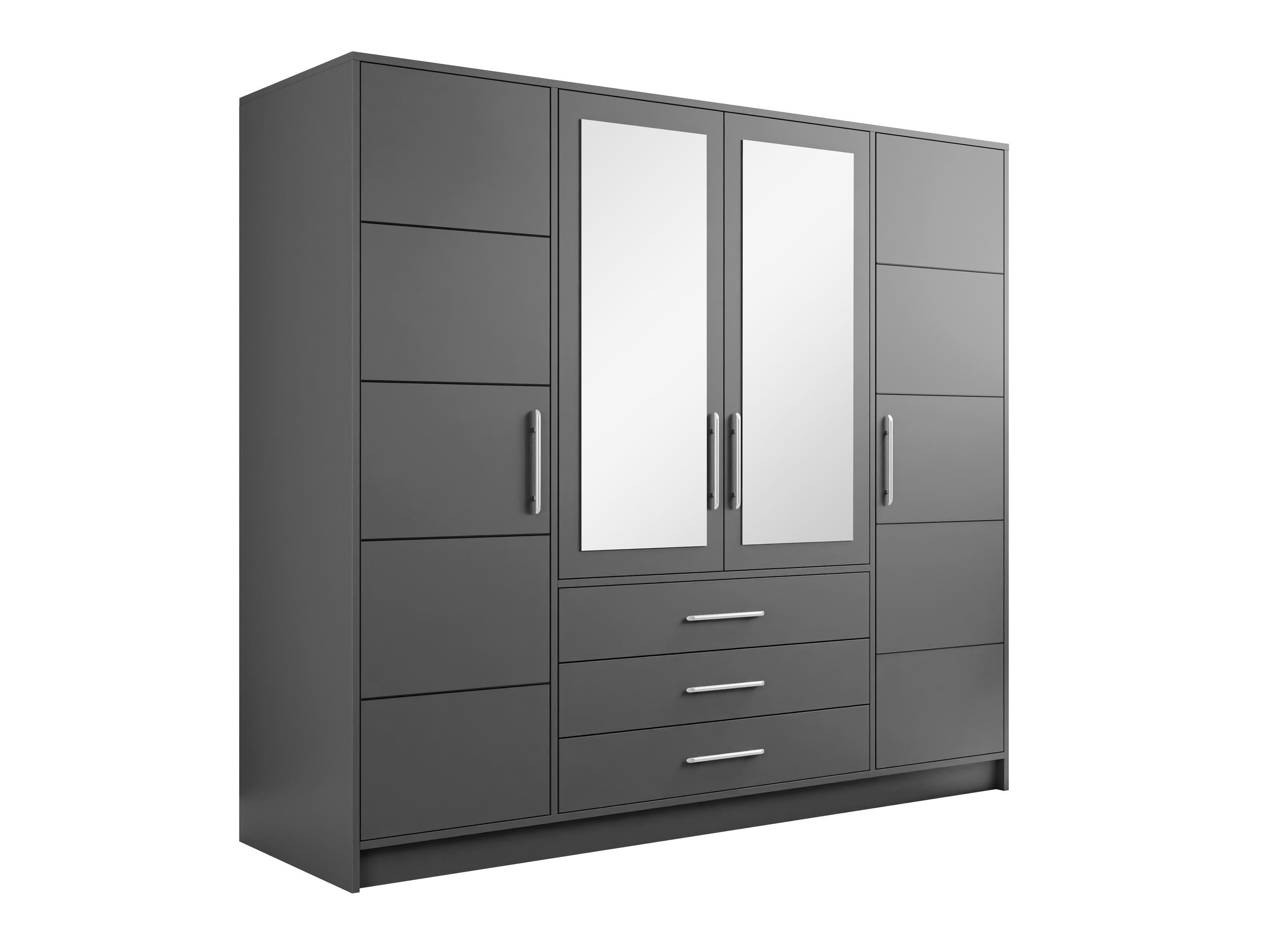 Kleiderschrank Dortivu 154 (Graphit)