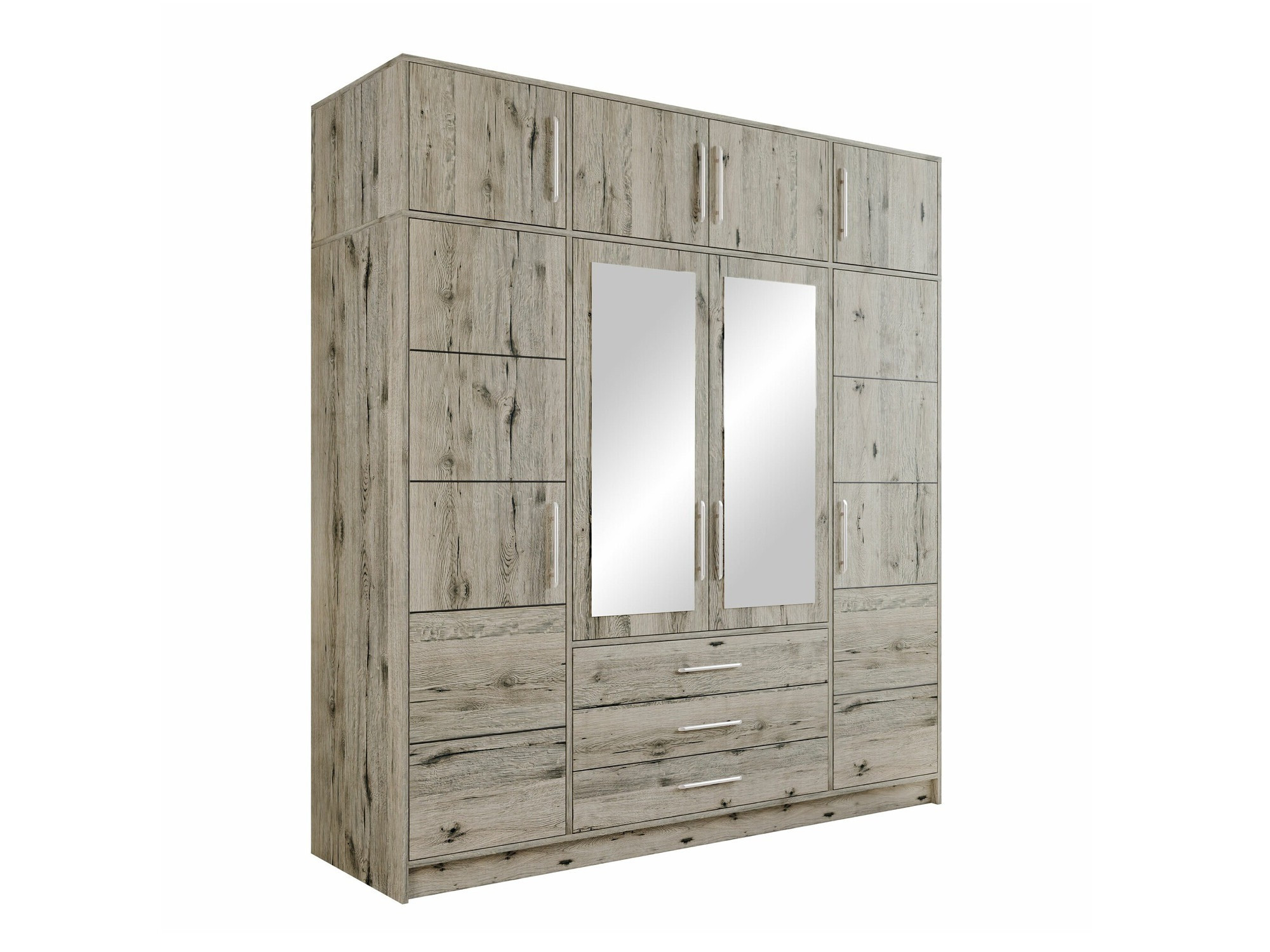 Kleiderschrank Dortivu I (Wellington Eichenholzoptik)