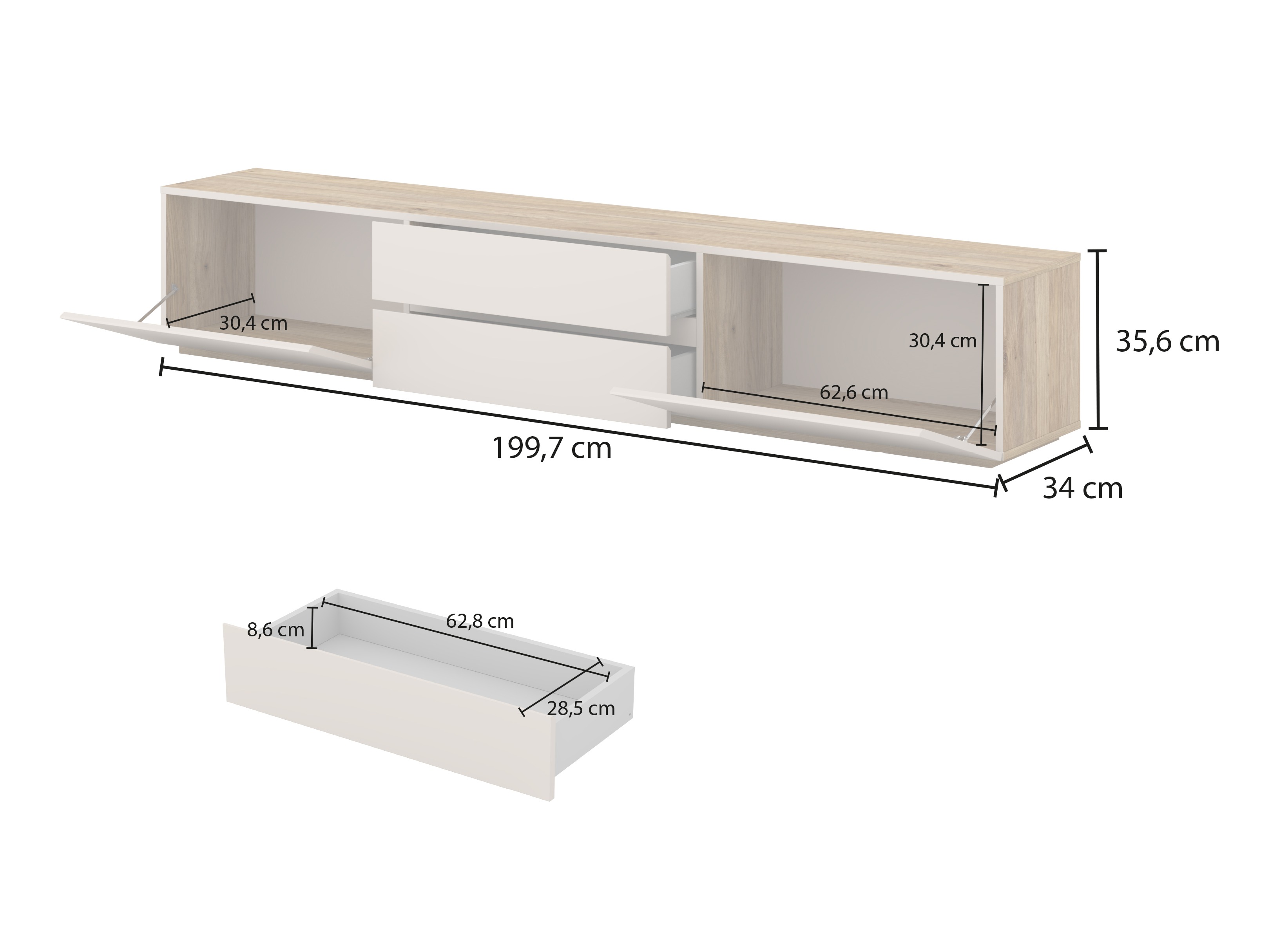 TV-Möbel Alsono 102