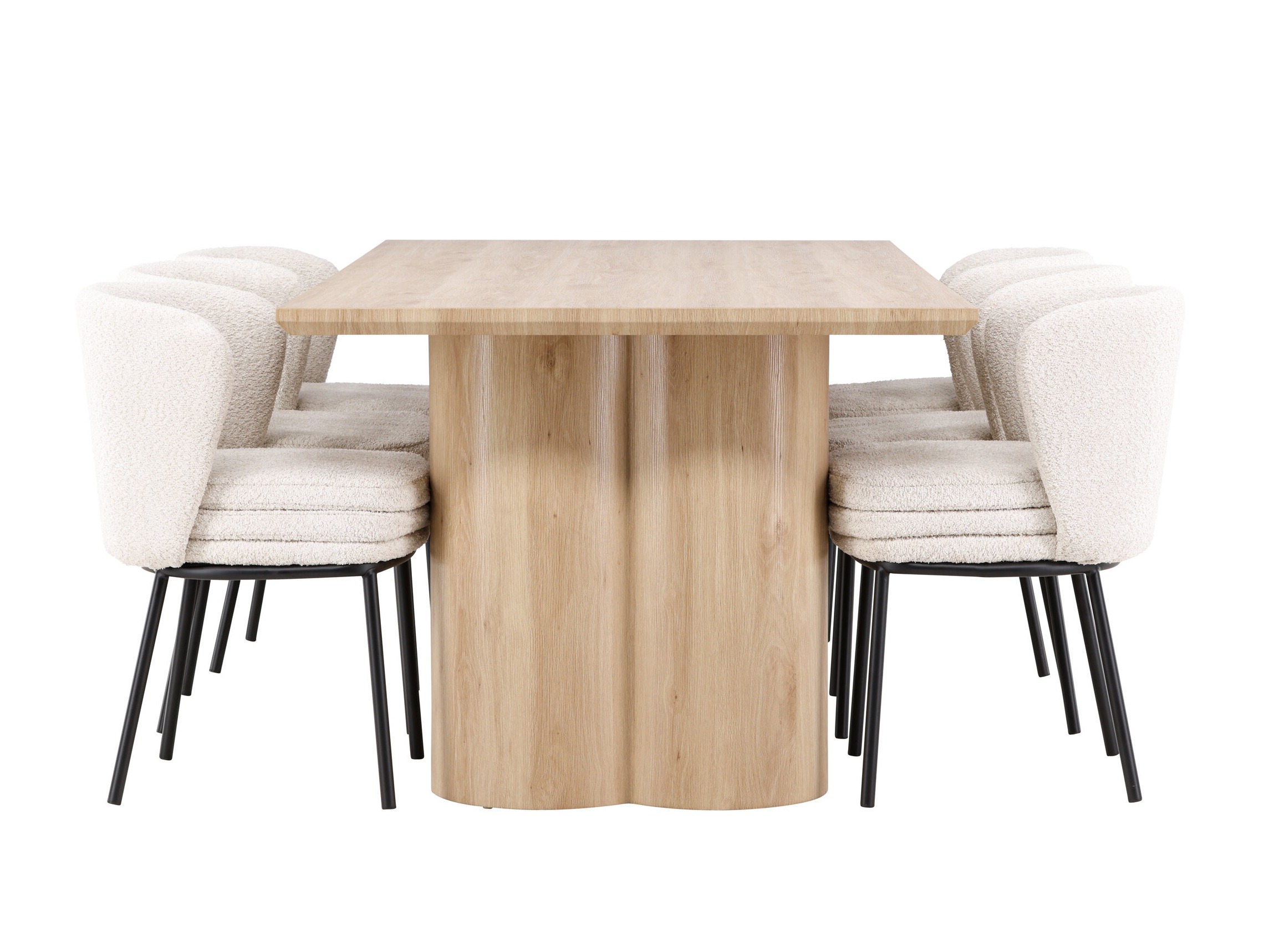 Essgruppe Dallas 5176 (Helles Holz)