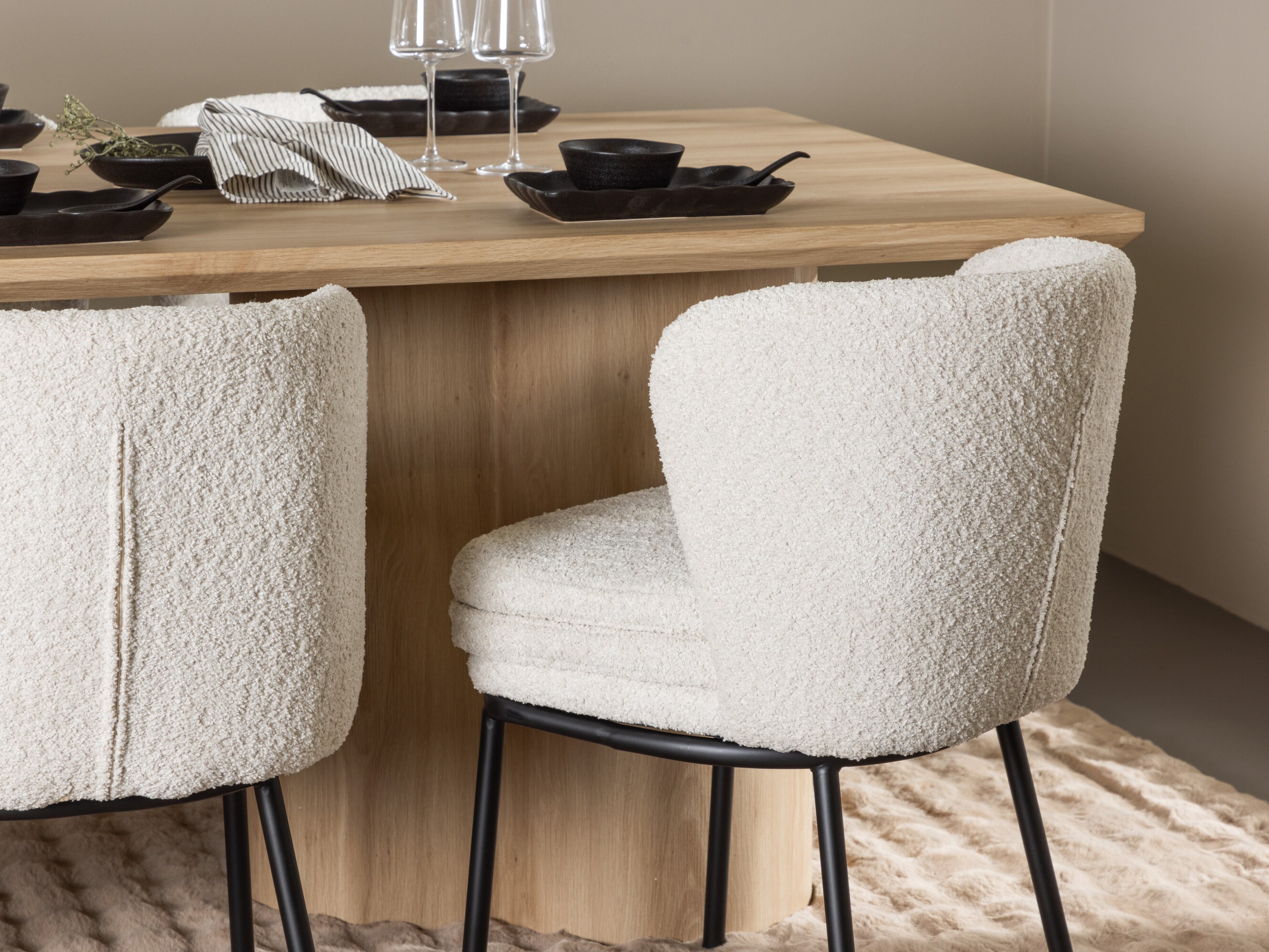 Essgruppe Dallas 5176 (Helles Holz)