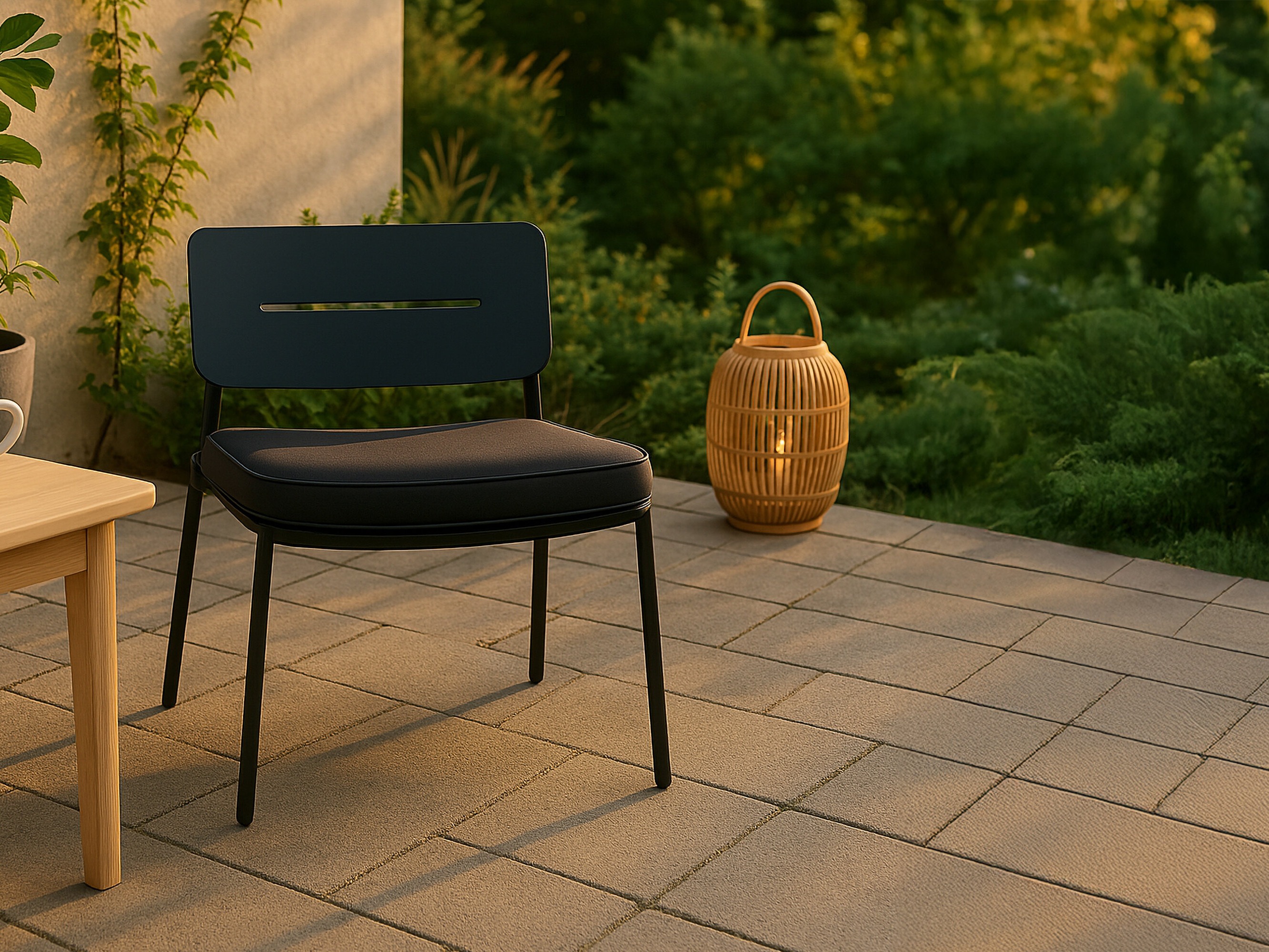 Gartenstuhl Dallas 825 (Schwarz)