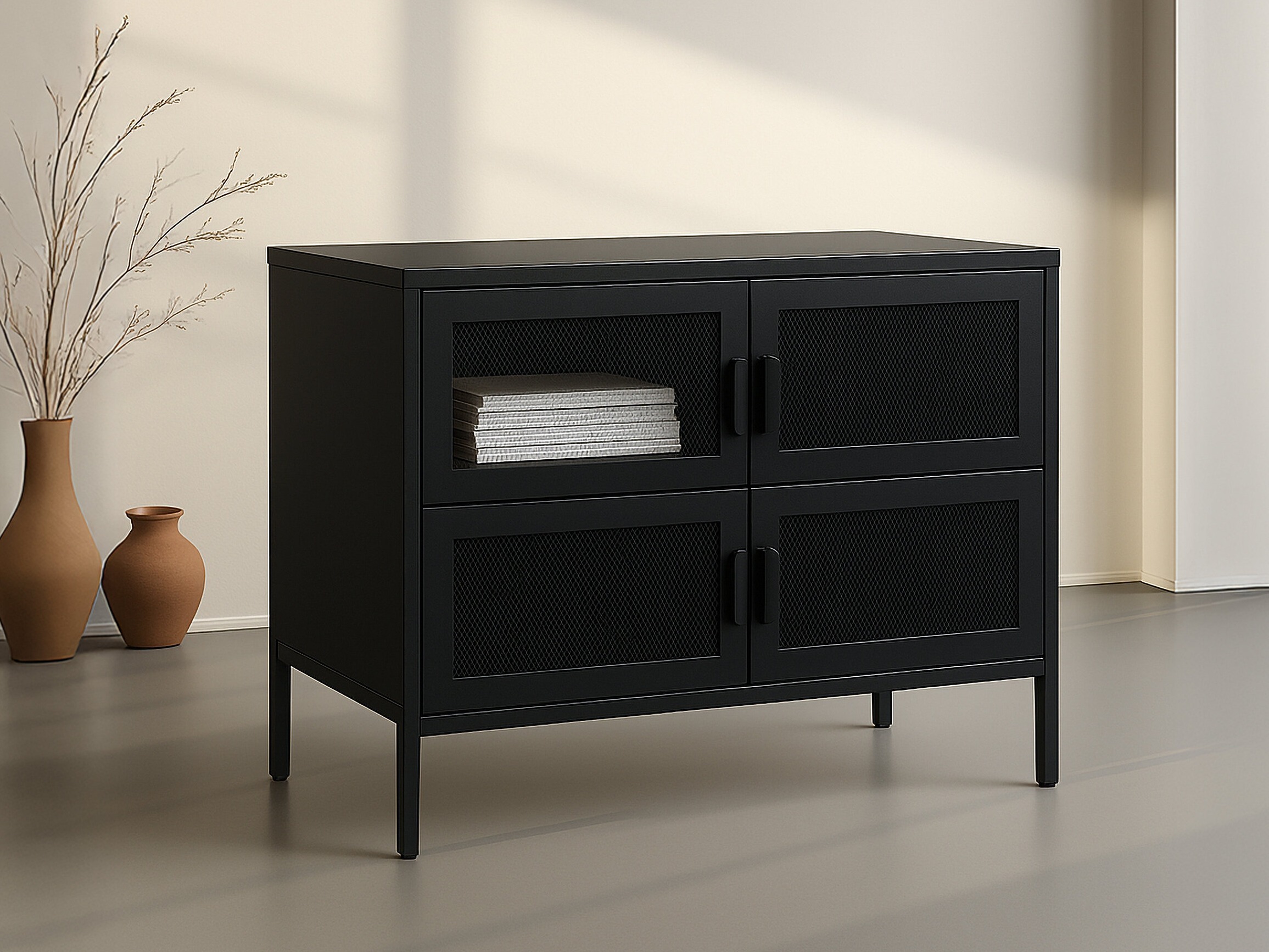 Sideboard Dallas 3183 (Schwarz)