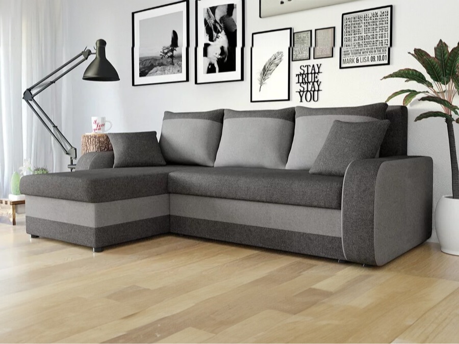 Ecksofa Comfivo Melissa (Lux 06 + Lux 05)