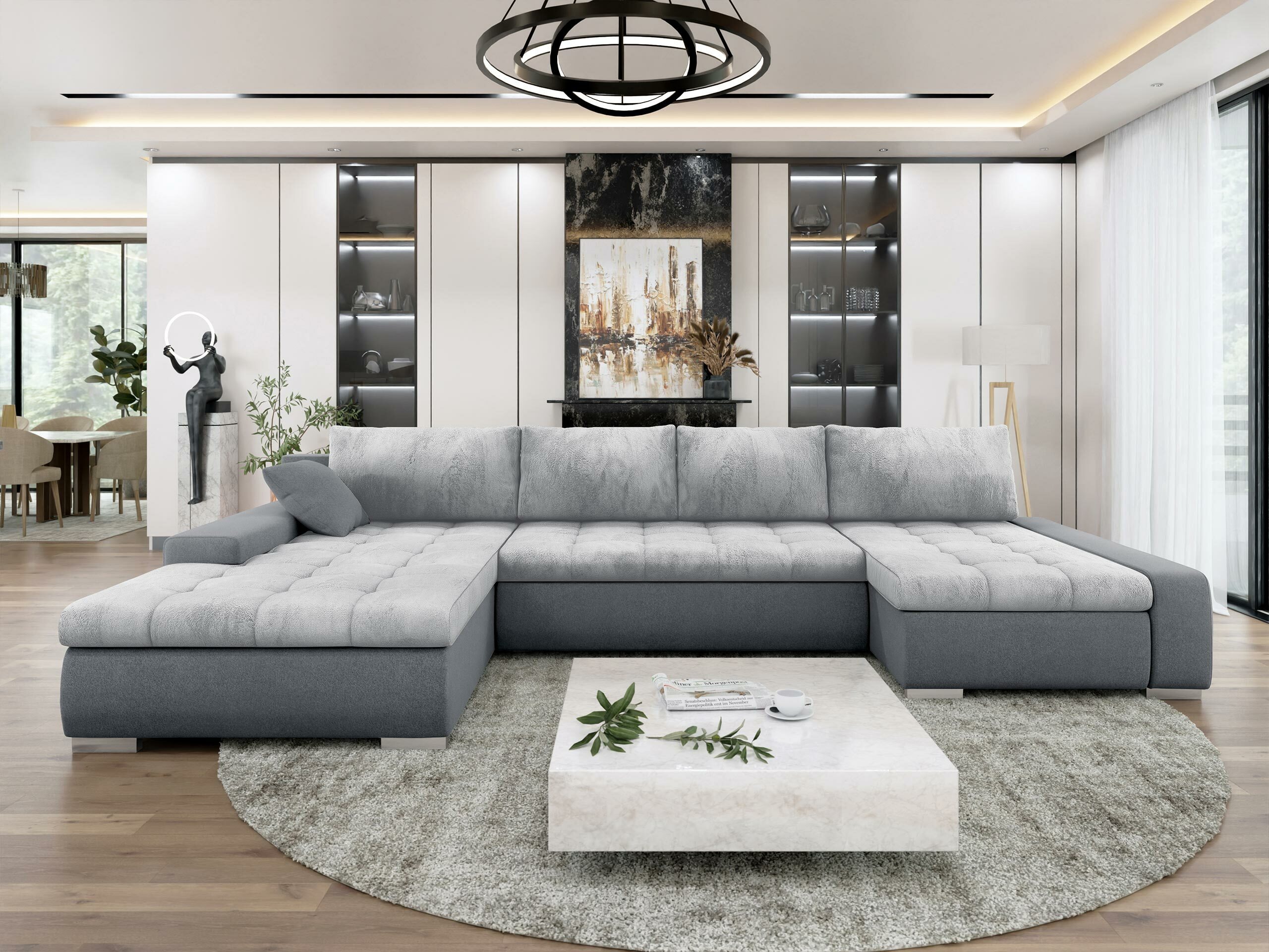 Ecksofa Comfivo 248 (Otusso 04 + Sorriso 04 + Otusso 04)