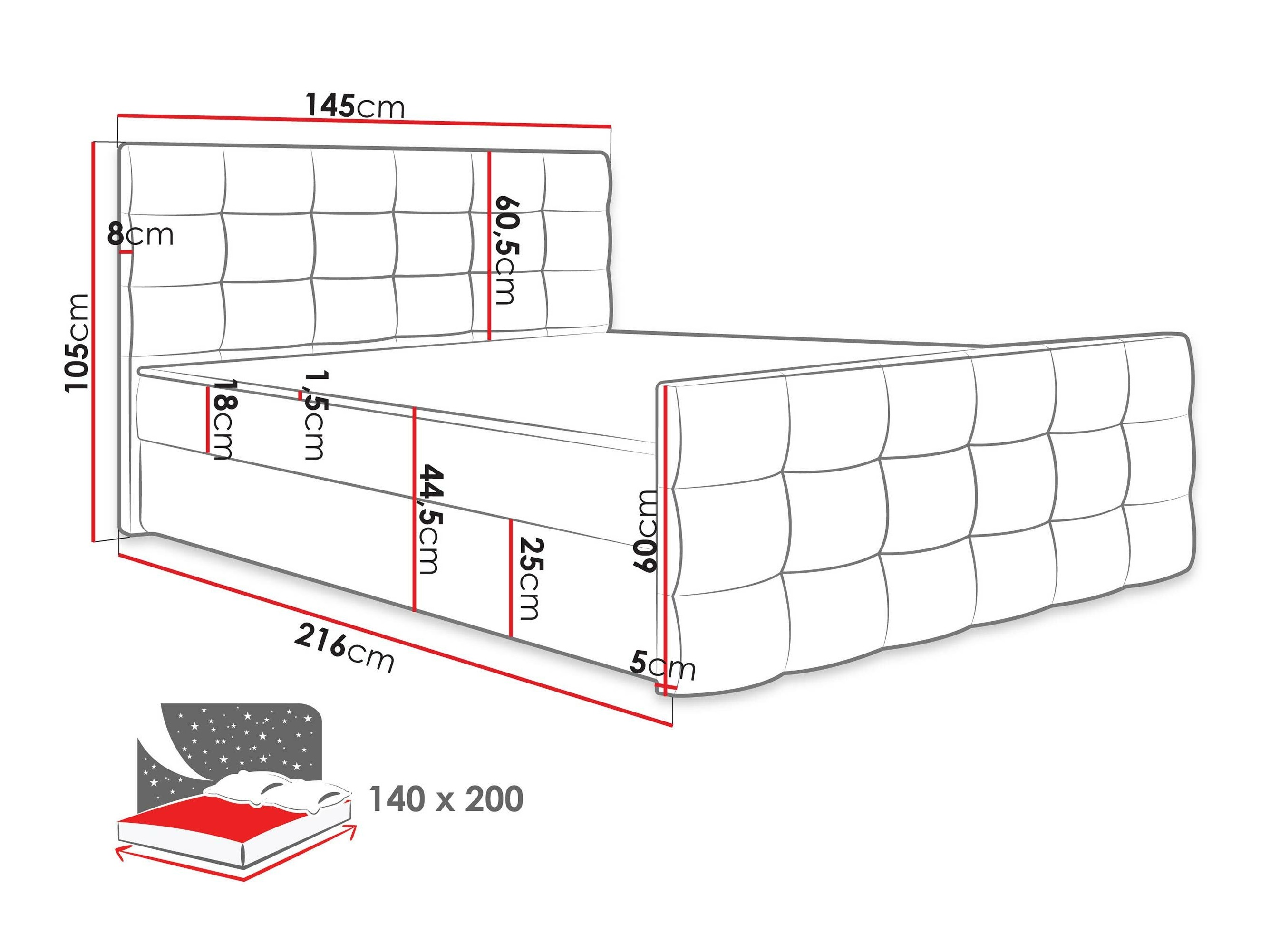 Boxspringbett Memphis 113 (Soft 029)