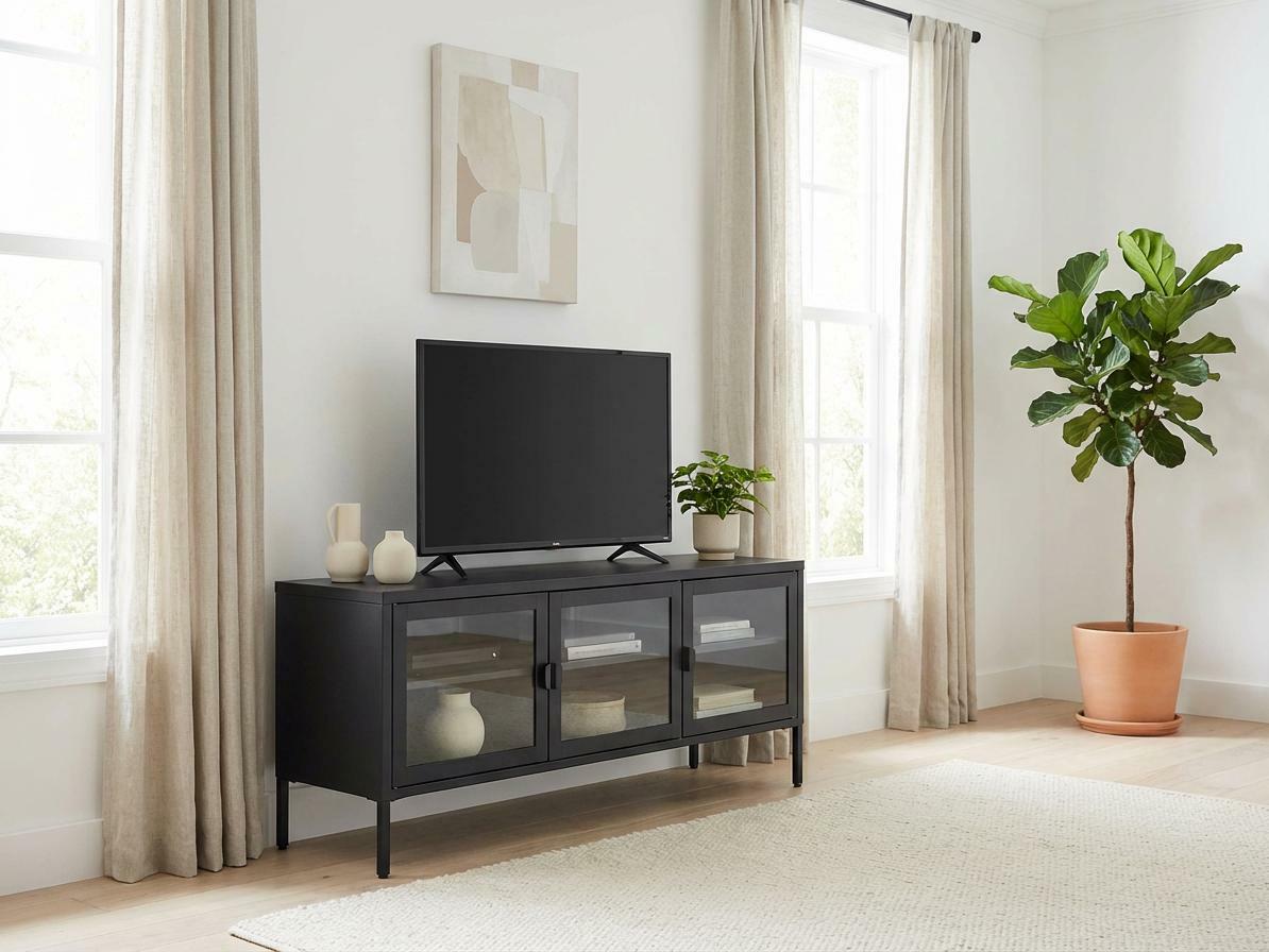 TV-Möbel Romtolo 103 (Schwarz)