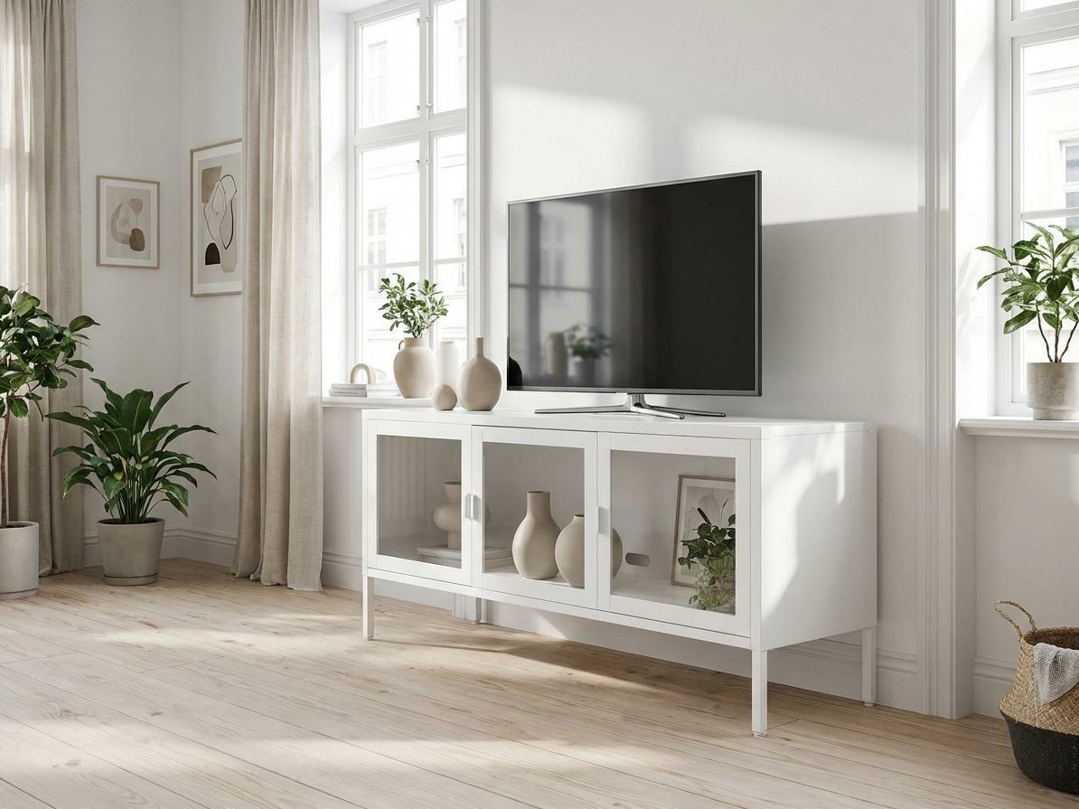 TV-Möbel Romtolo 103 (Weiss)