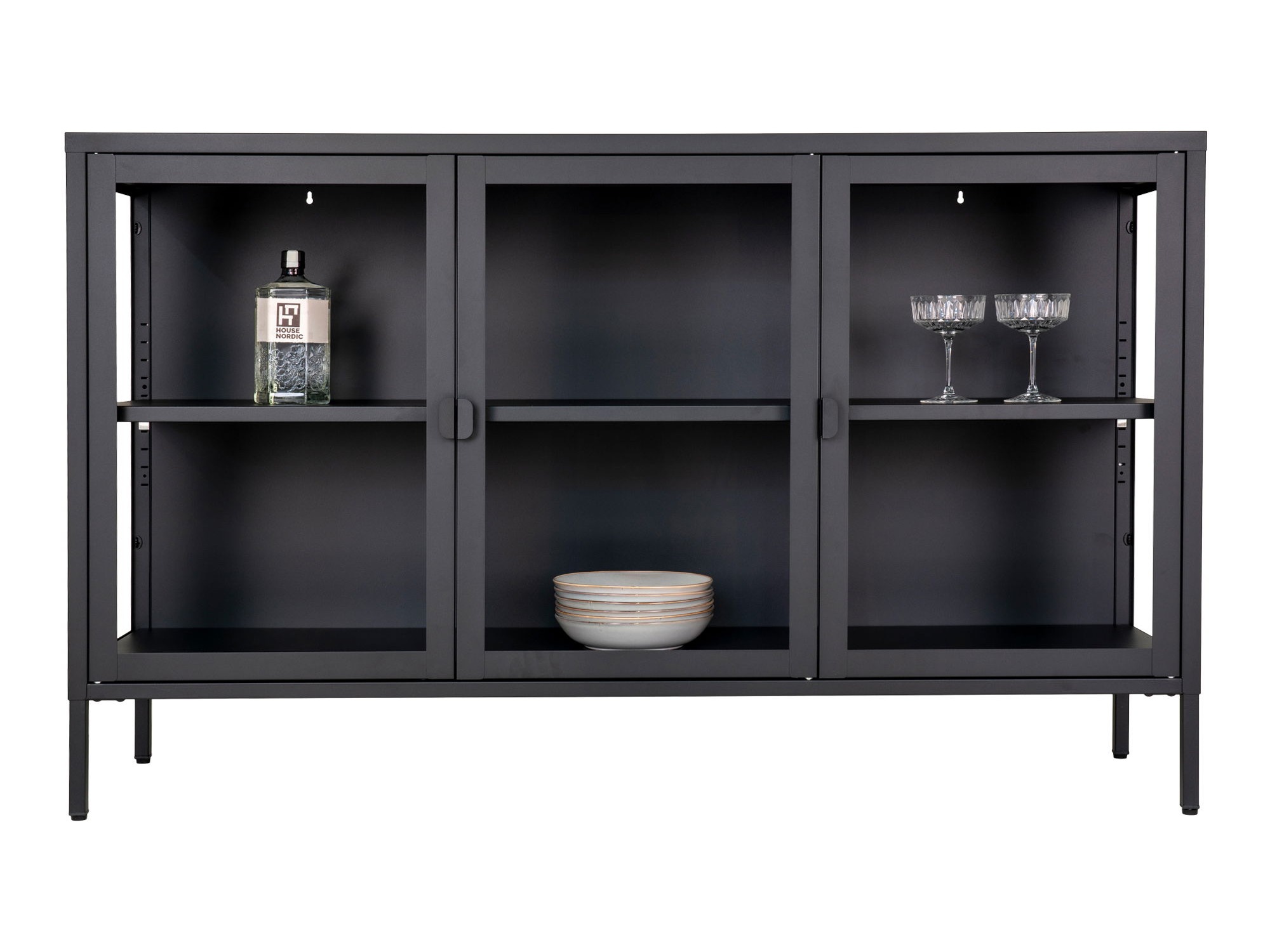 Sideboard Romtolo 105 (Schwarz)