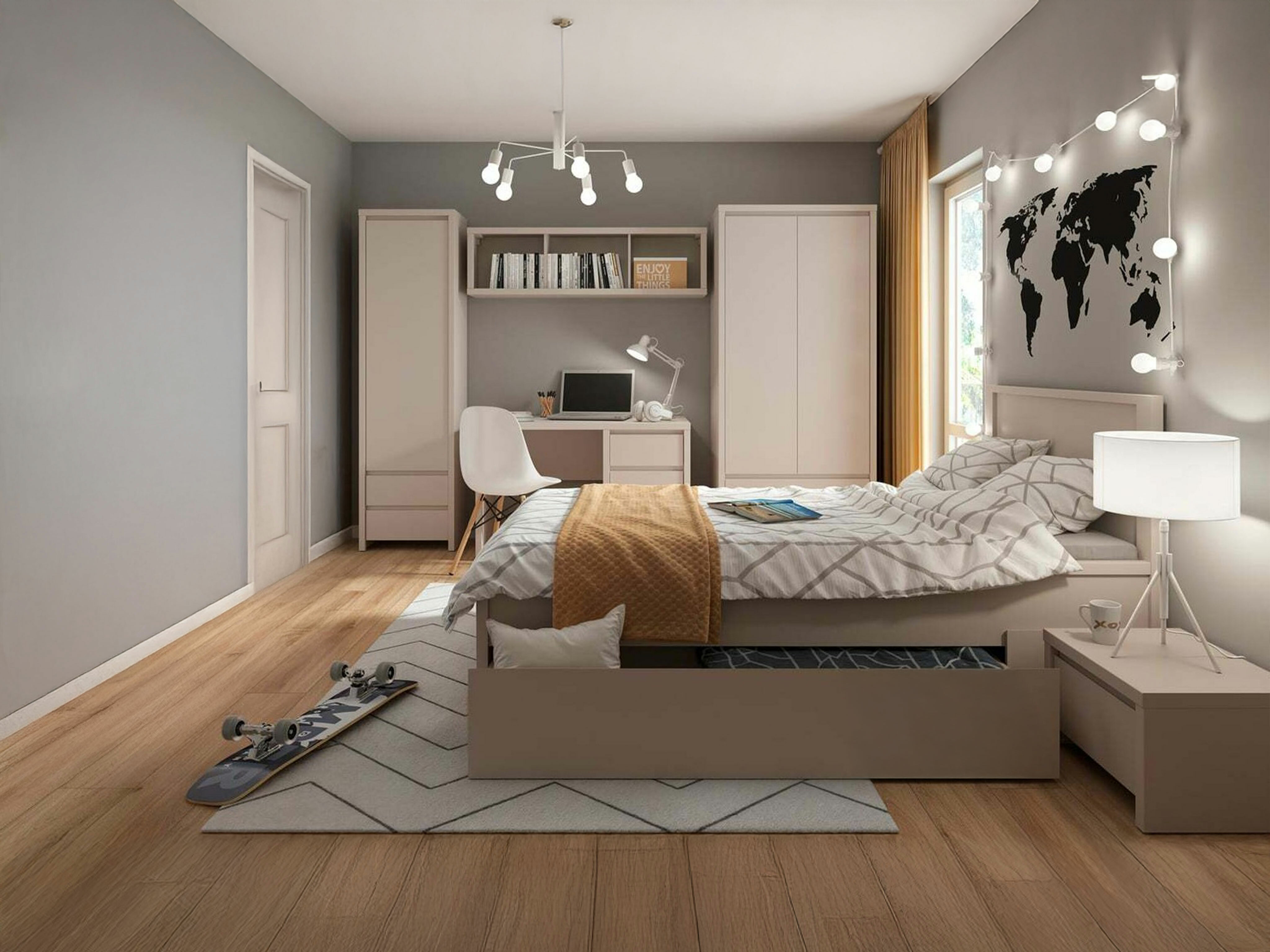 Bürotisch Nolroma 100 (Kaschmir)