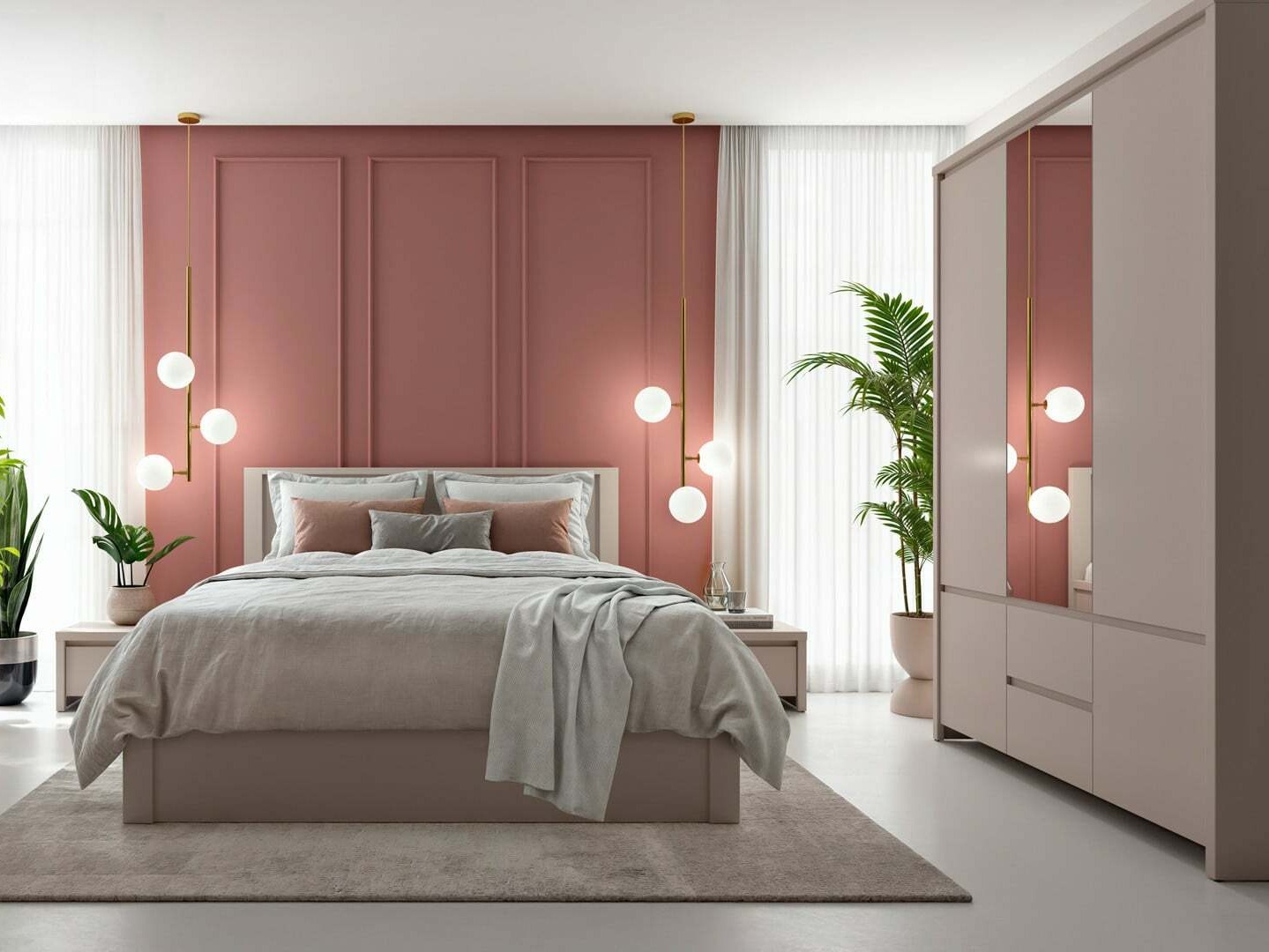 Kleiderschrank Nolroma 118 (Kaschmir)