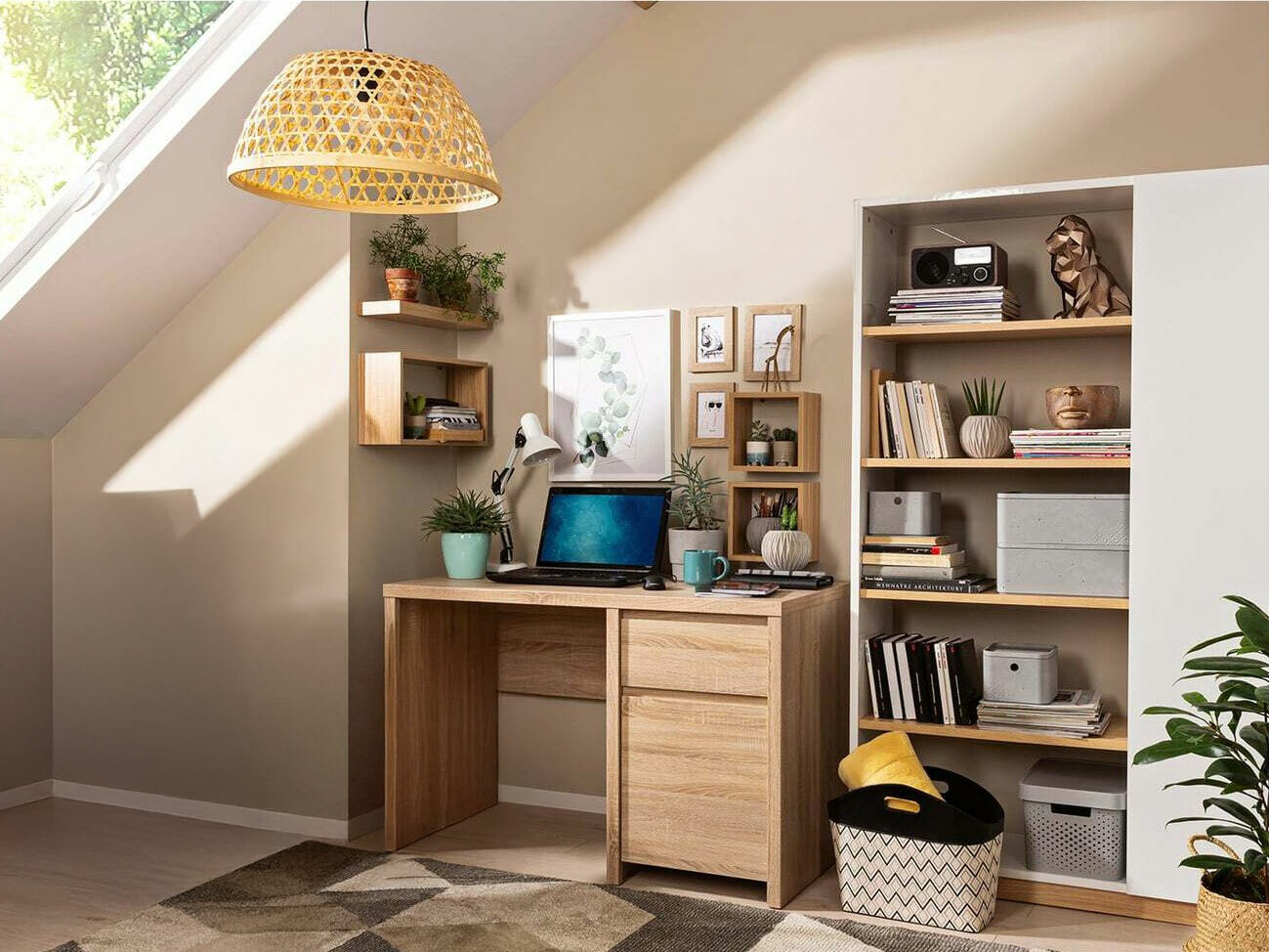 Bürotisch Nolroma 100 (Sonoma-Eiche)