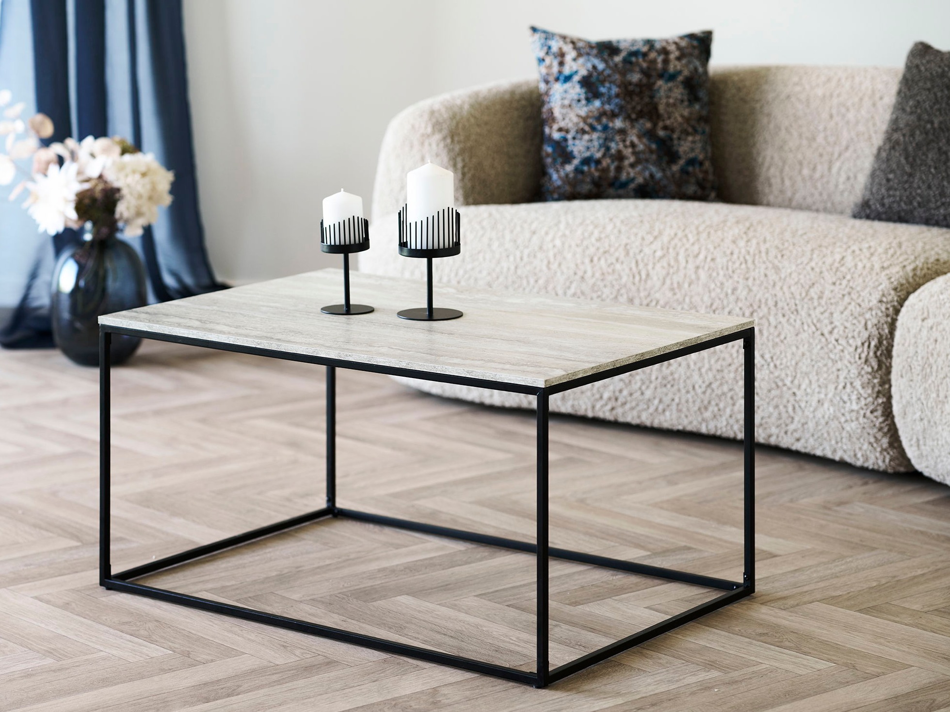 Couchtisch Sorbeni 113 (Hell Travertine)