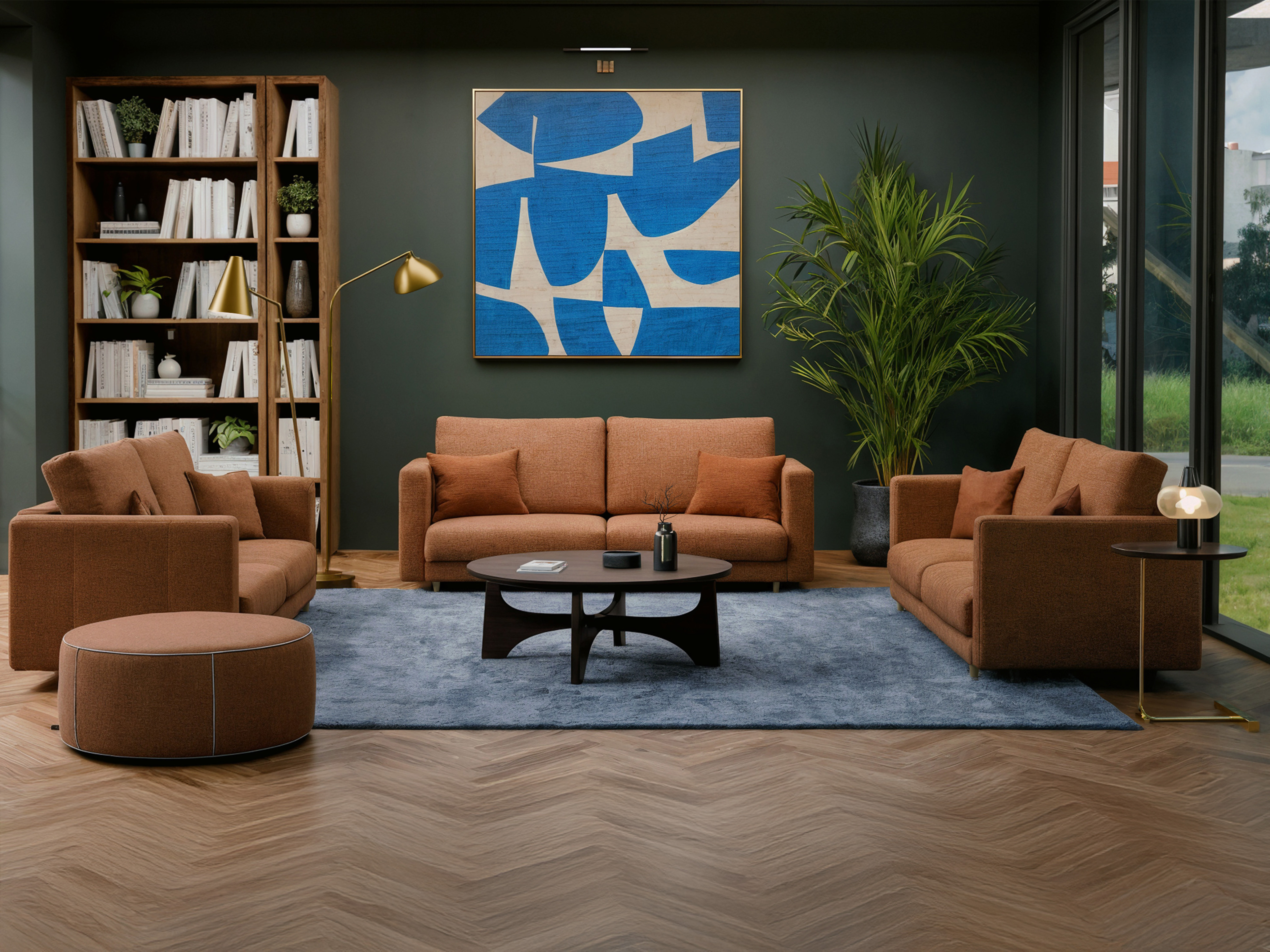 Schlafsofa Mandeville 353 (Orange)