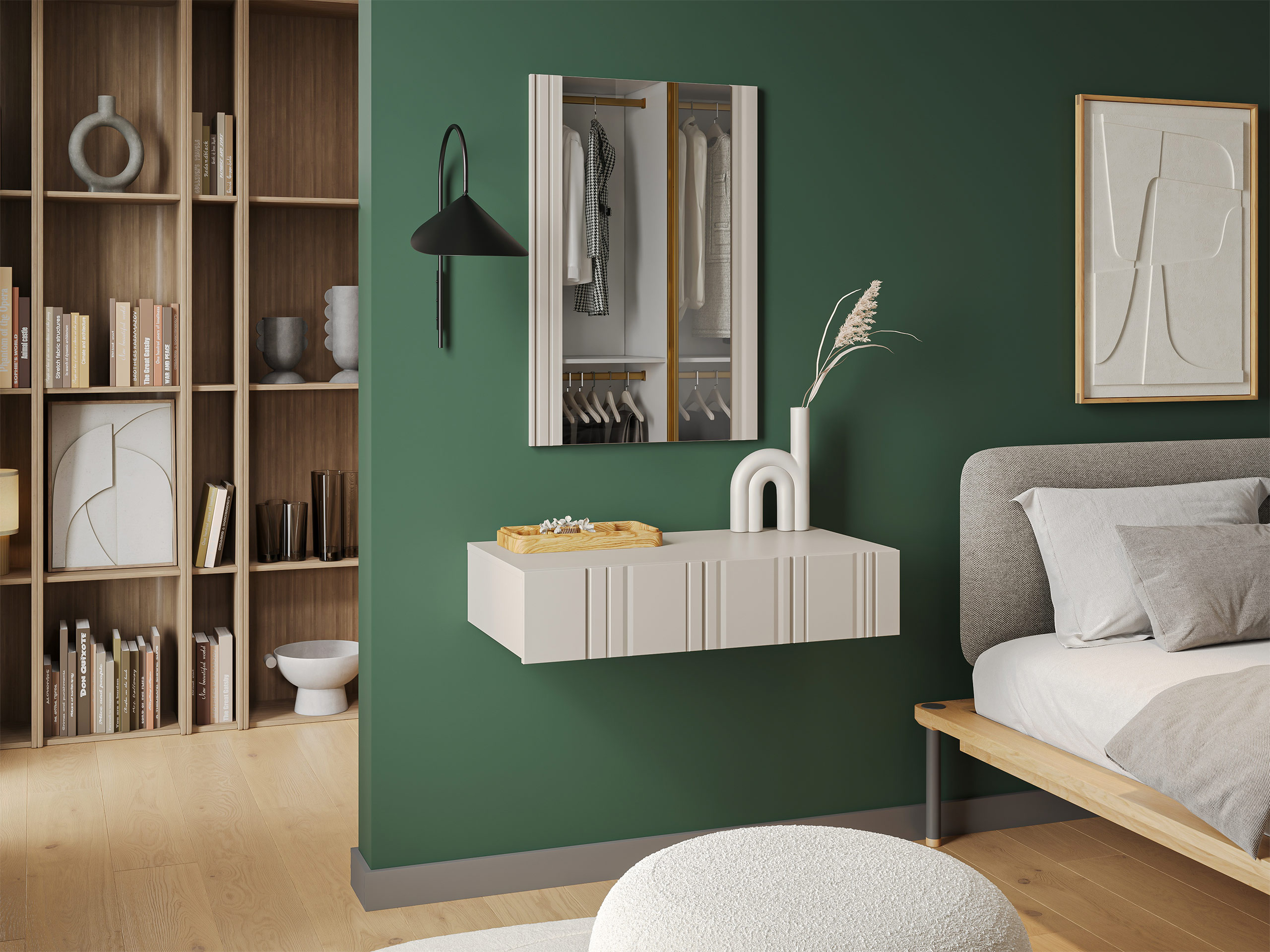 Schminktisch Evavese 109 (Beige)