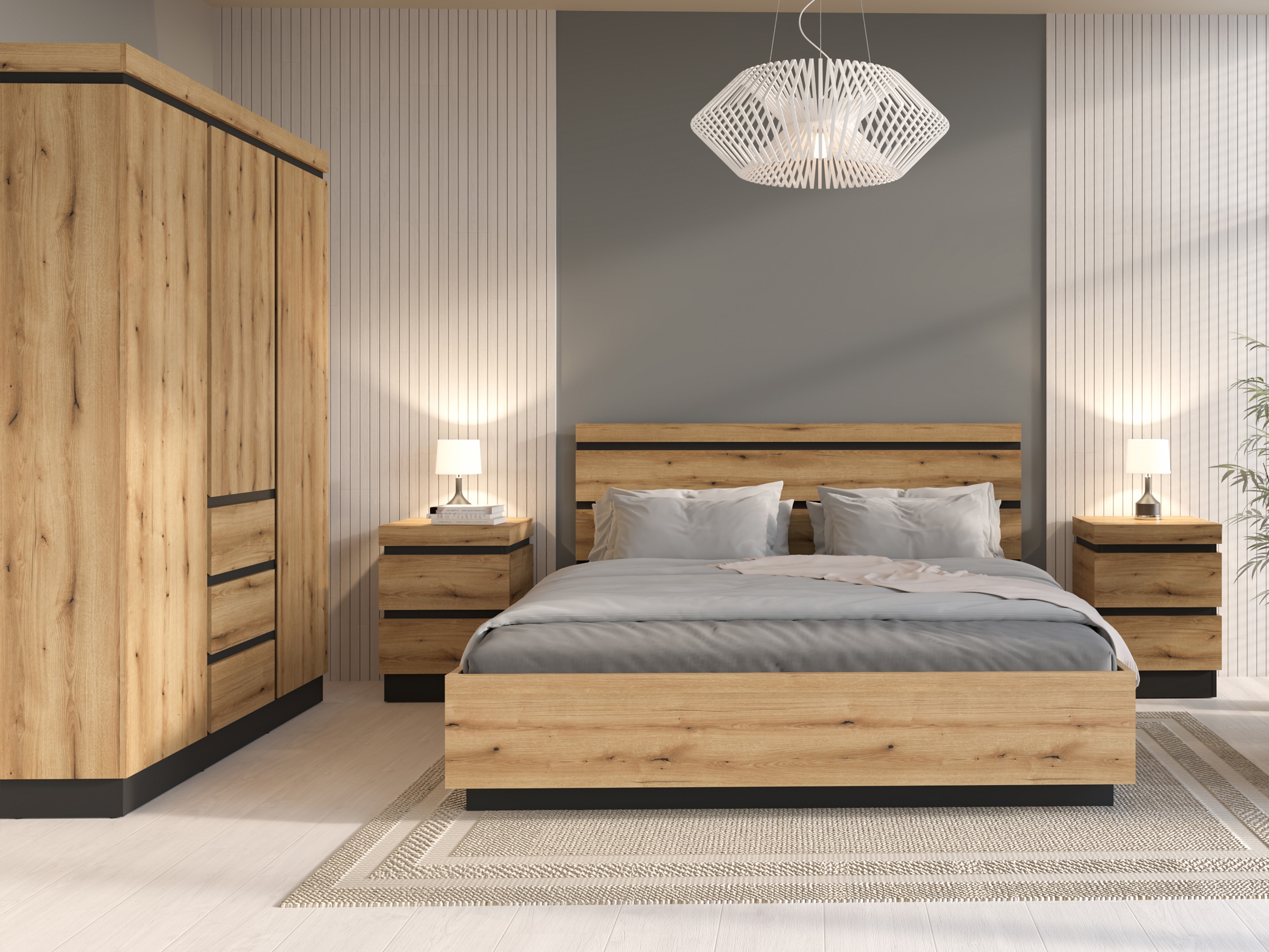 Schlafzimmer-Set Enocira 133 (Nein)