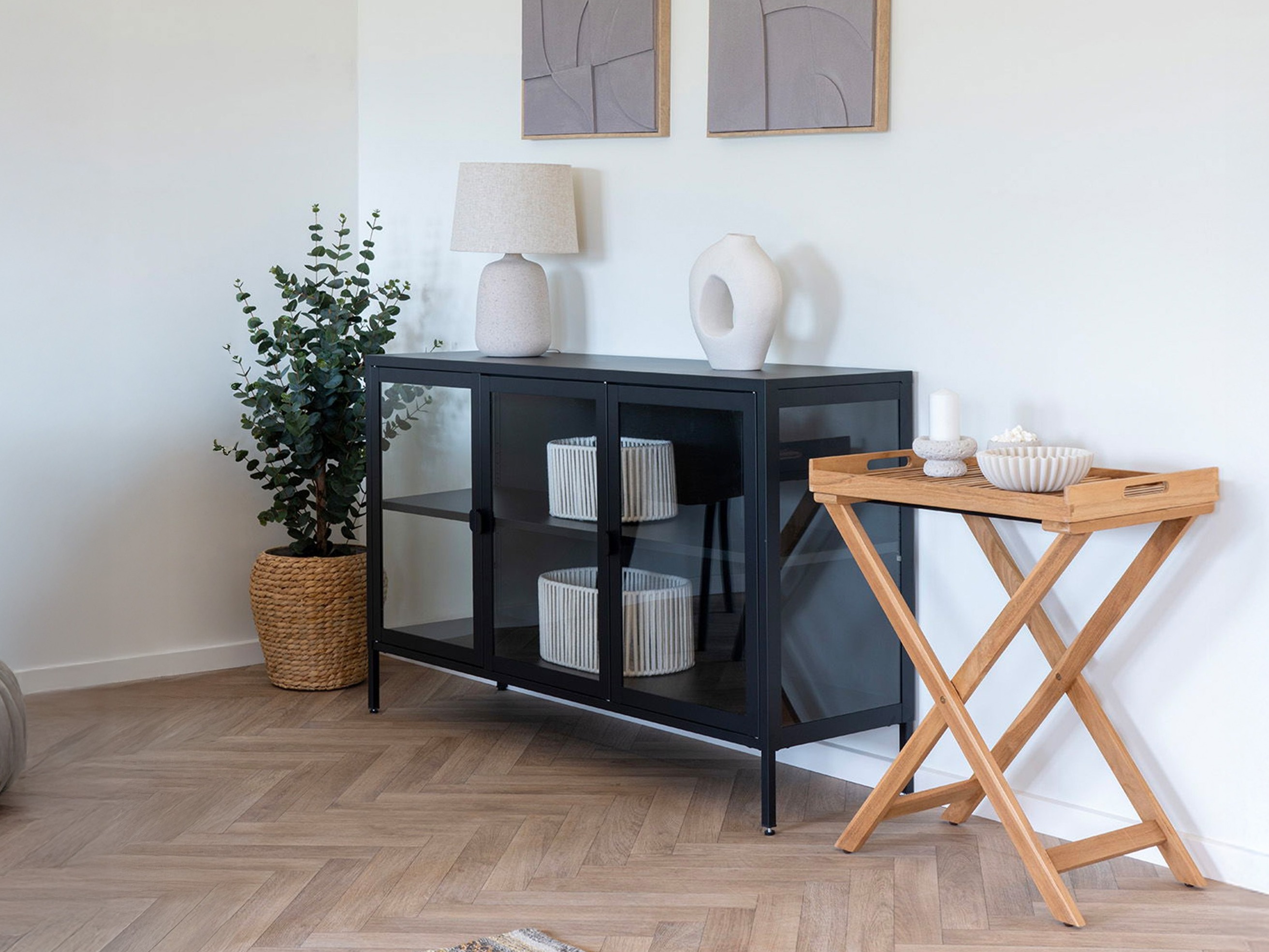 Sideboard Romtolo 105 (Schwarz)