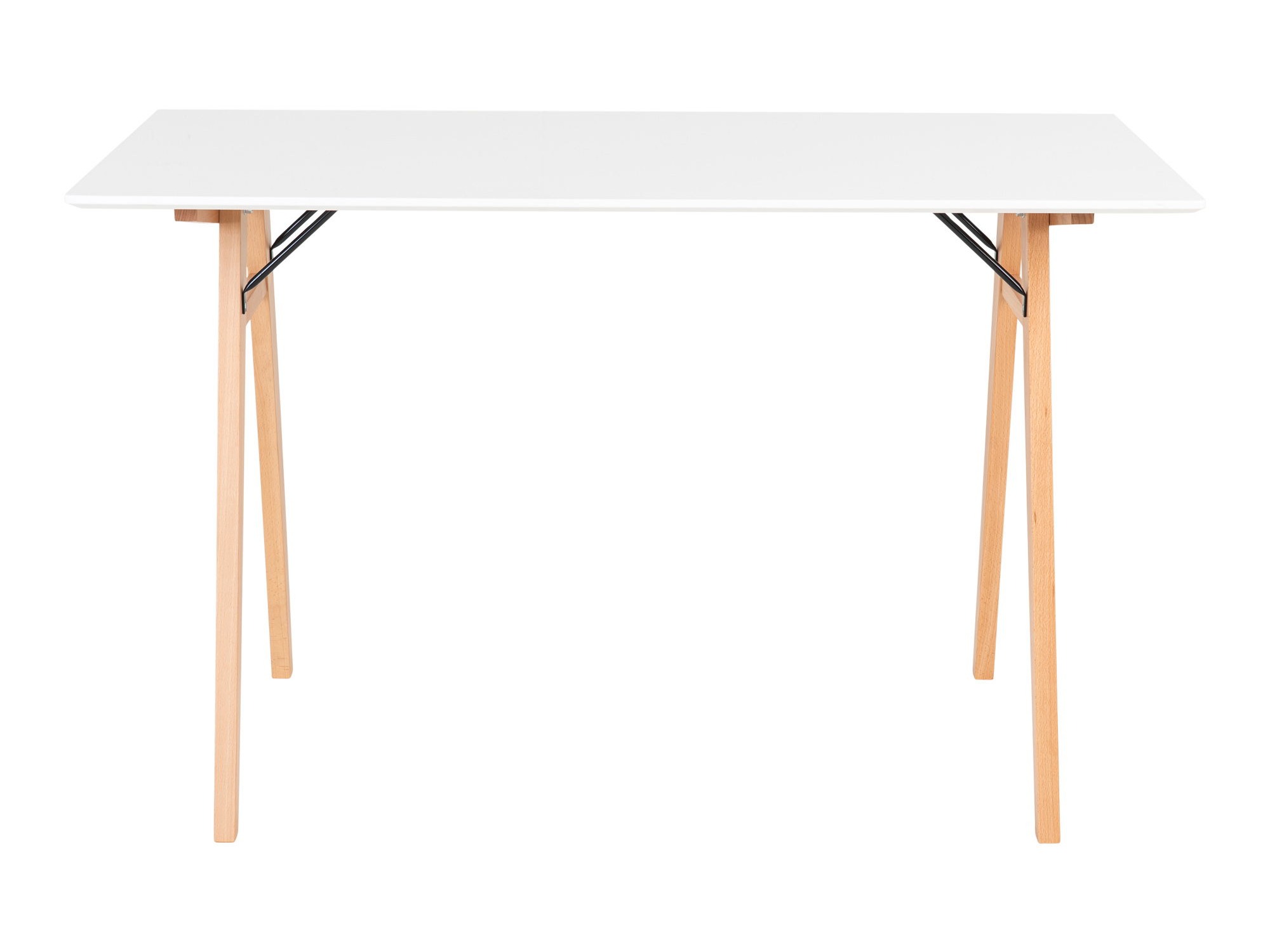 Bürotisch Brea 109 (Weiss + Eichenholzoptik)