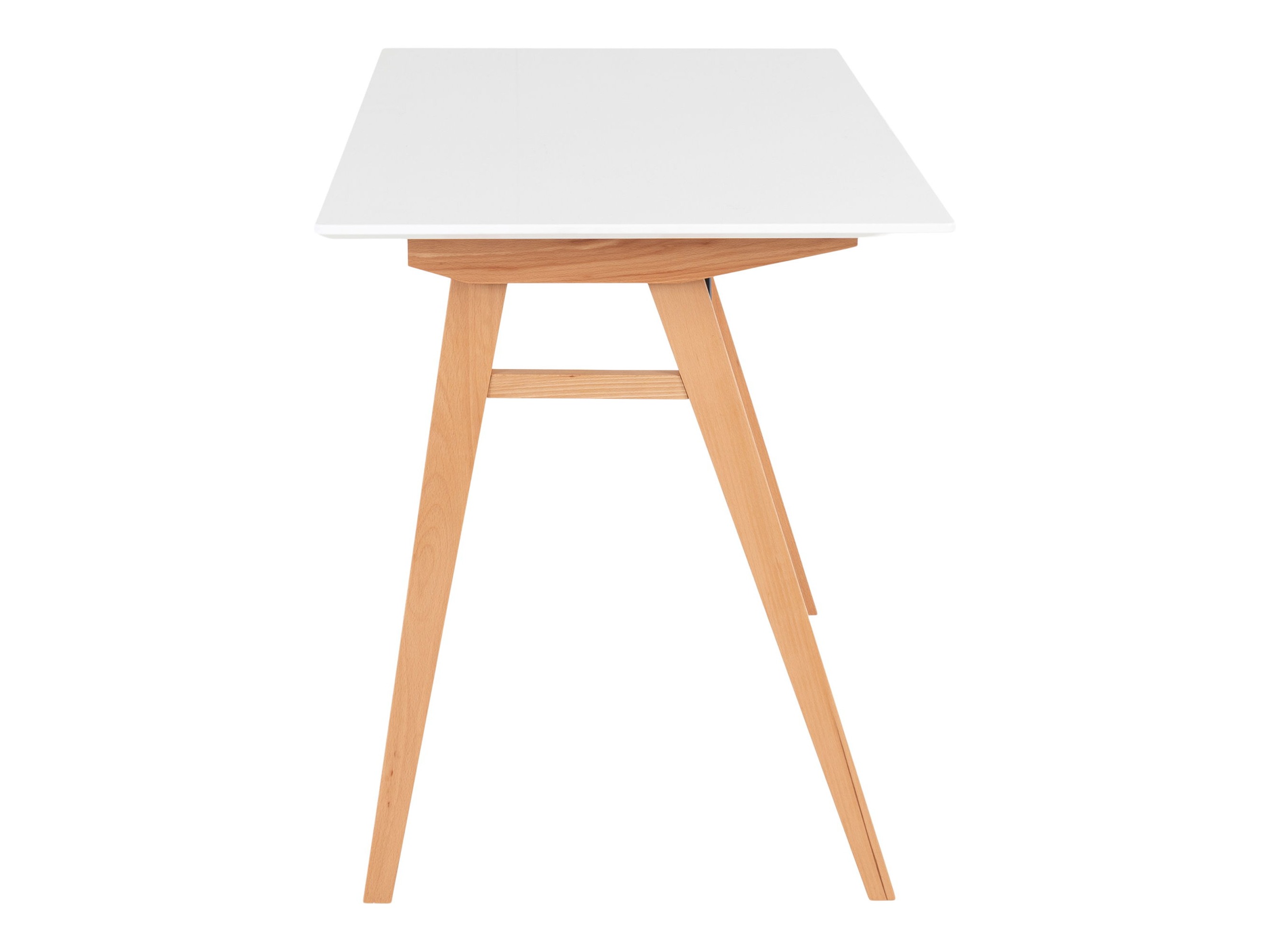 Bürotisch Brea 109 (Weiss + Eichenholzoptik)